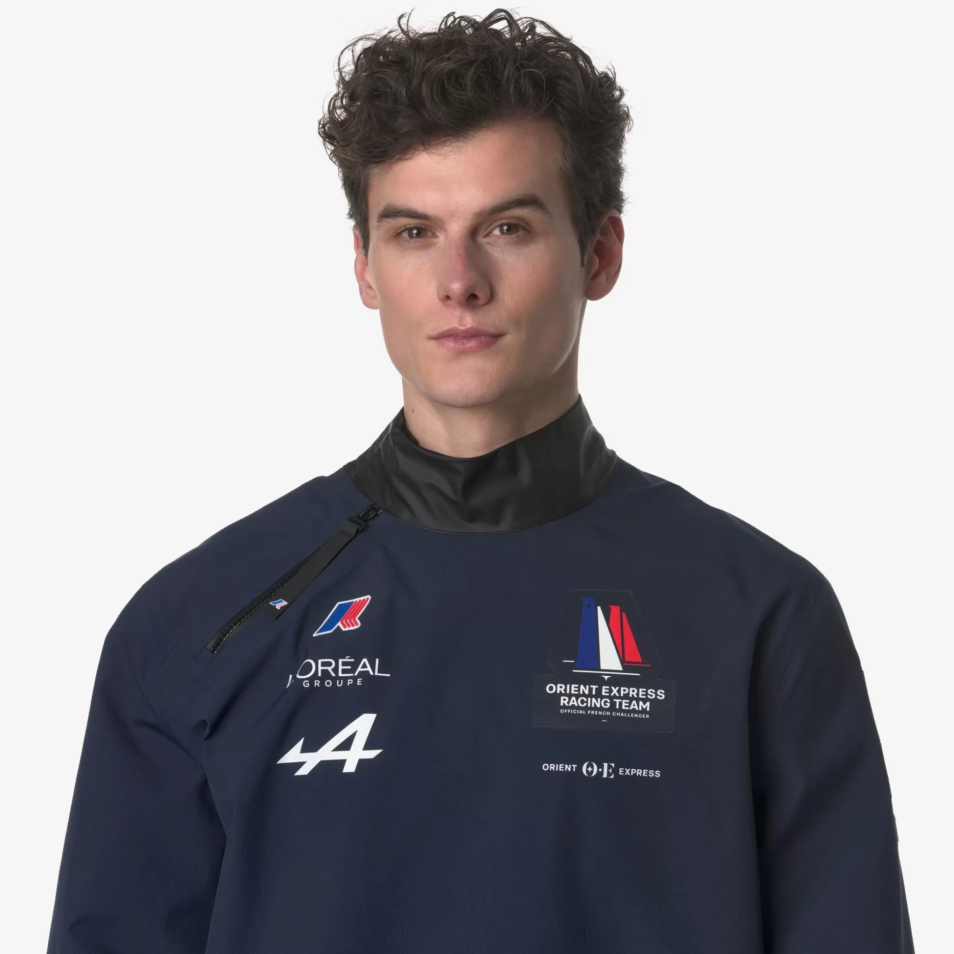Shop K-Way GUIRREC ORIENT EXPRESS TEAM AC Bluedress