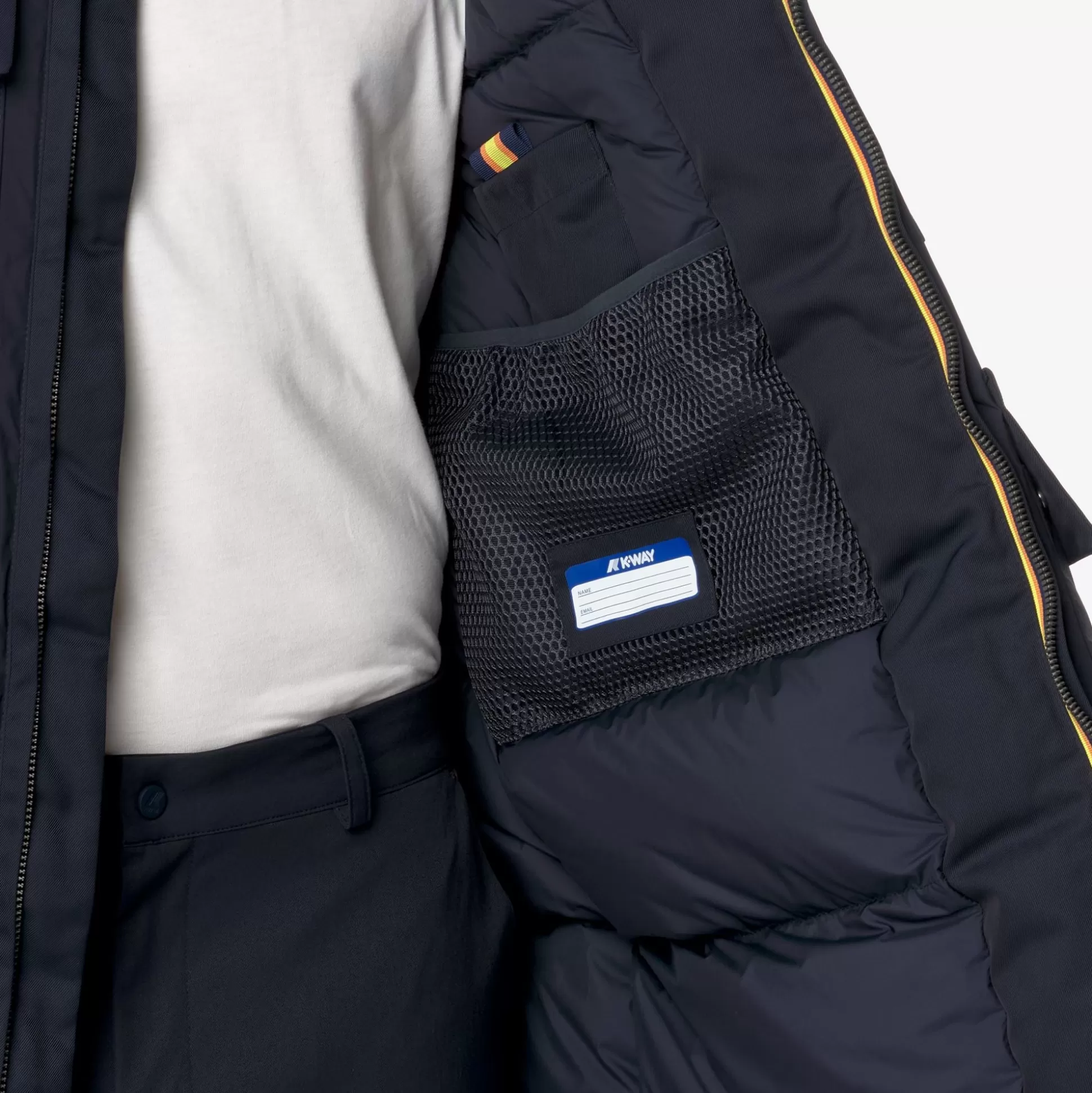 New K-Way HODEL FABRIC MIX Bluedepth