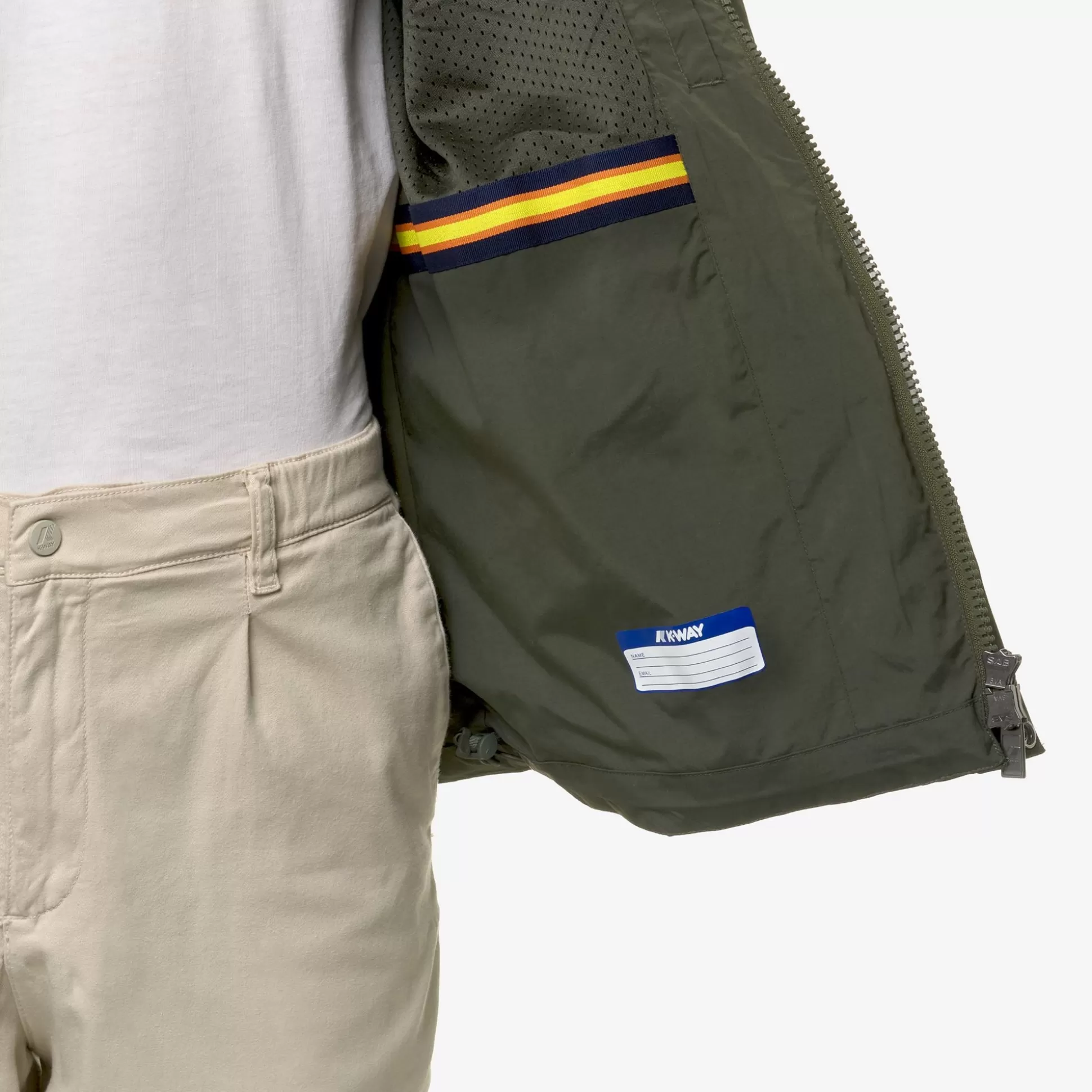Shop K-Way JACK OTTOMAN Greenblackish