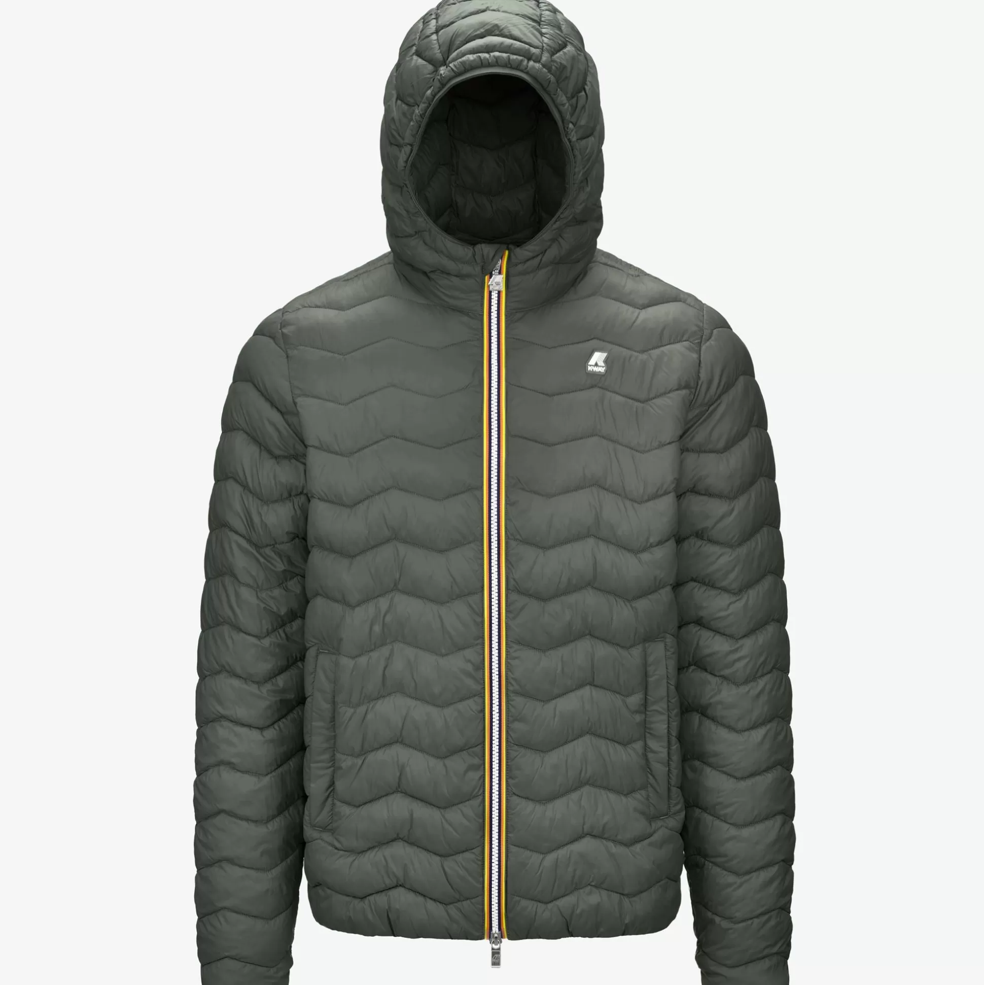 Sale K-Way JACK QUILTED WARM Greenblackish