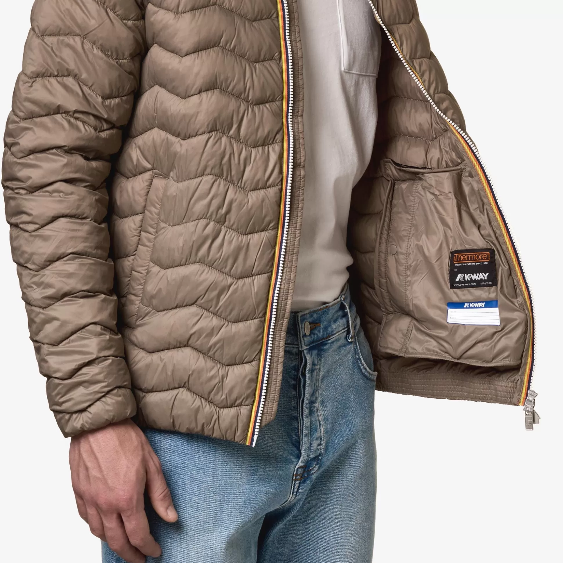 Flash Sale K-Way JACK QUILTED WARM Beigetaupe