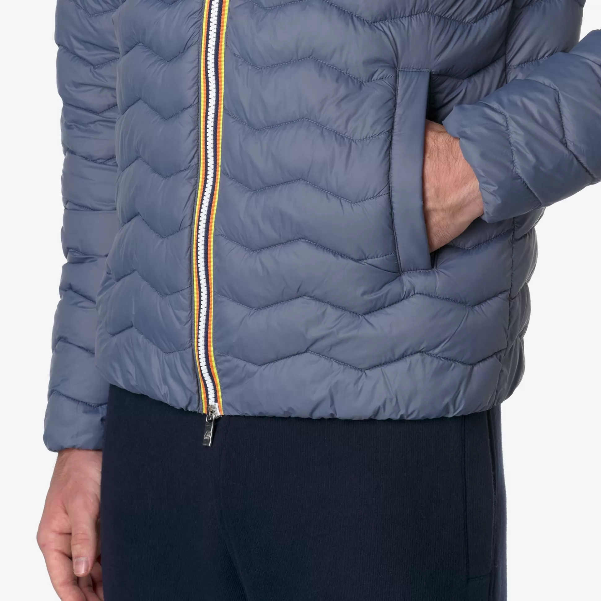 Fashion K-Way JACK QUILTED WARM Greyblueavio