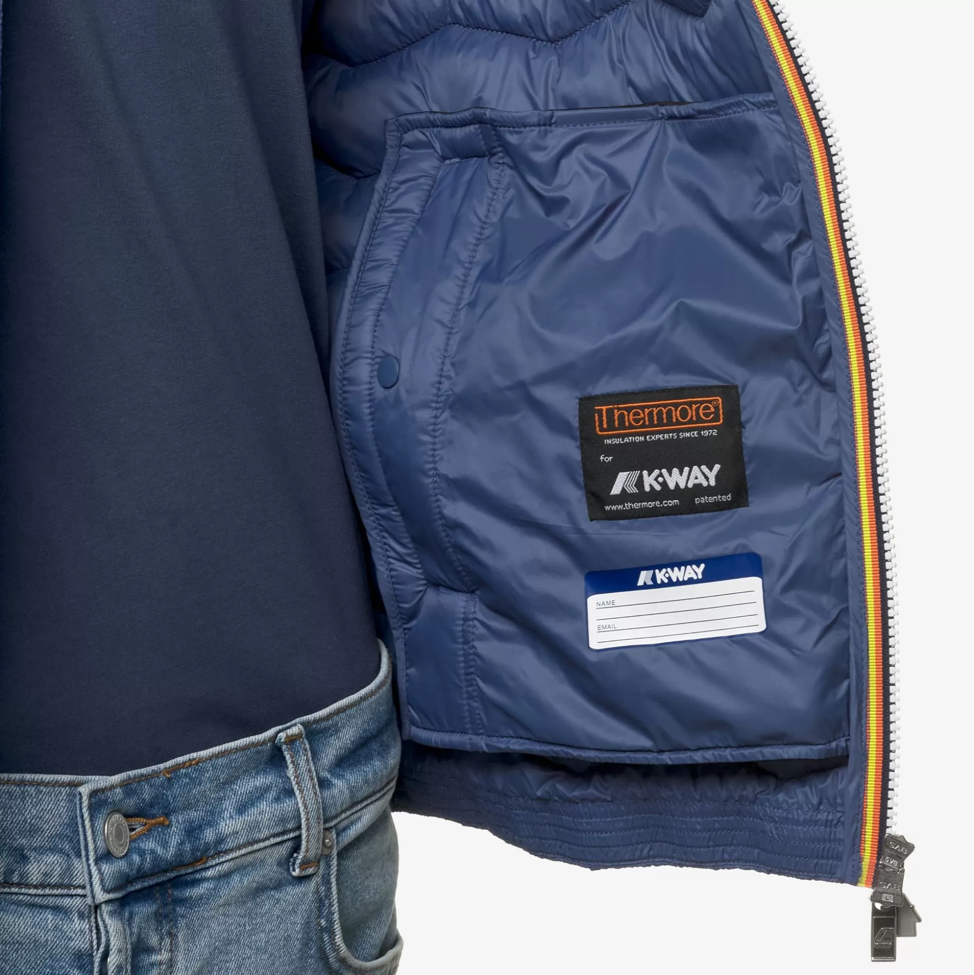 New K-Way JACK QUILTED WARM Bluefiord