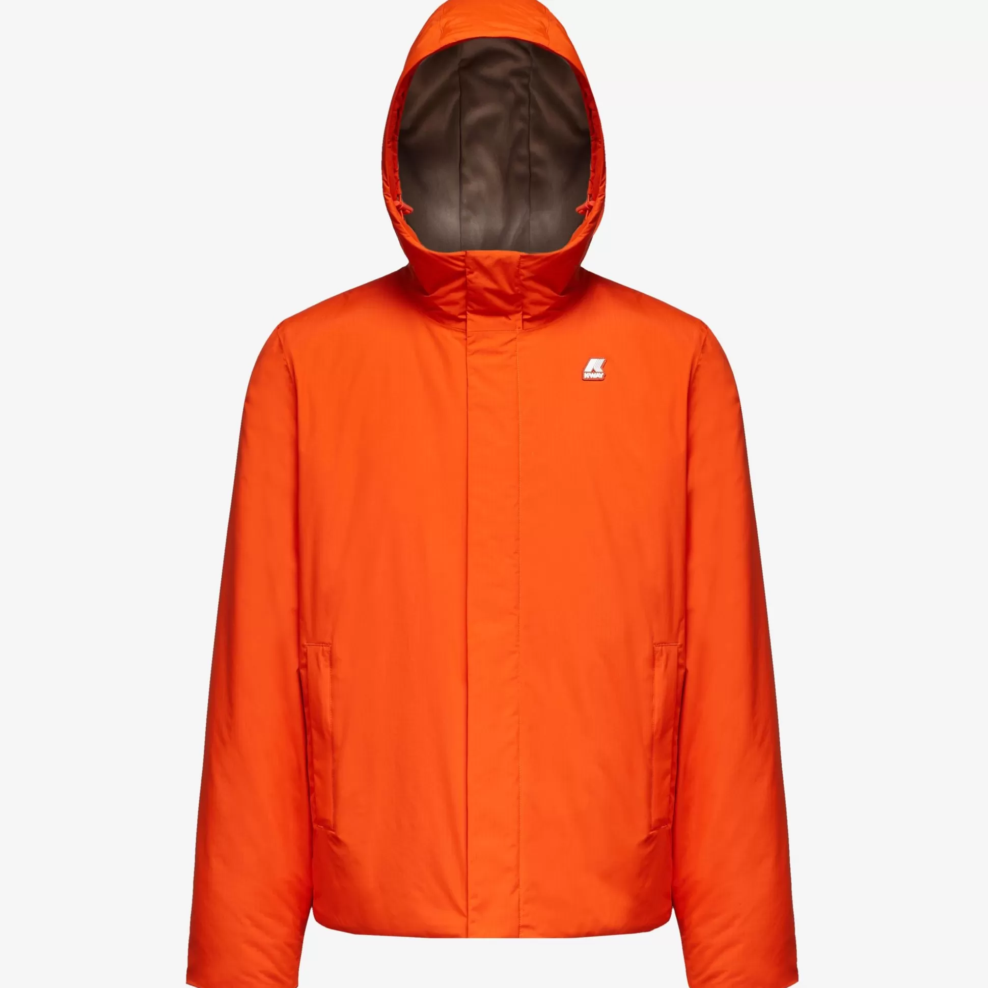 Discount K-Way JACK RIPSTOP MARMOTTA Orangep-greyb