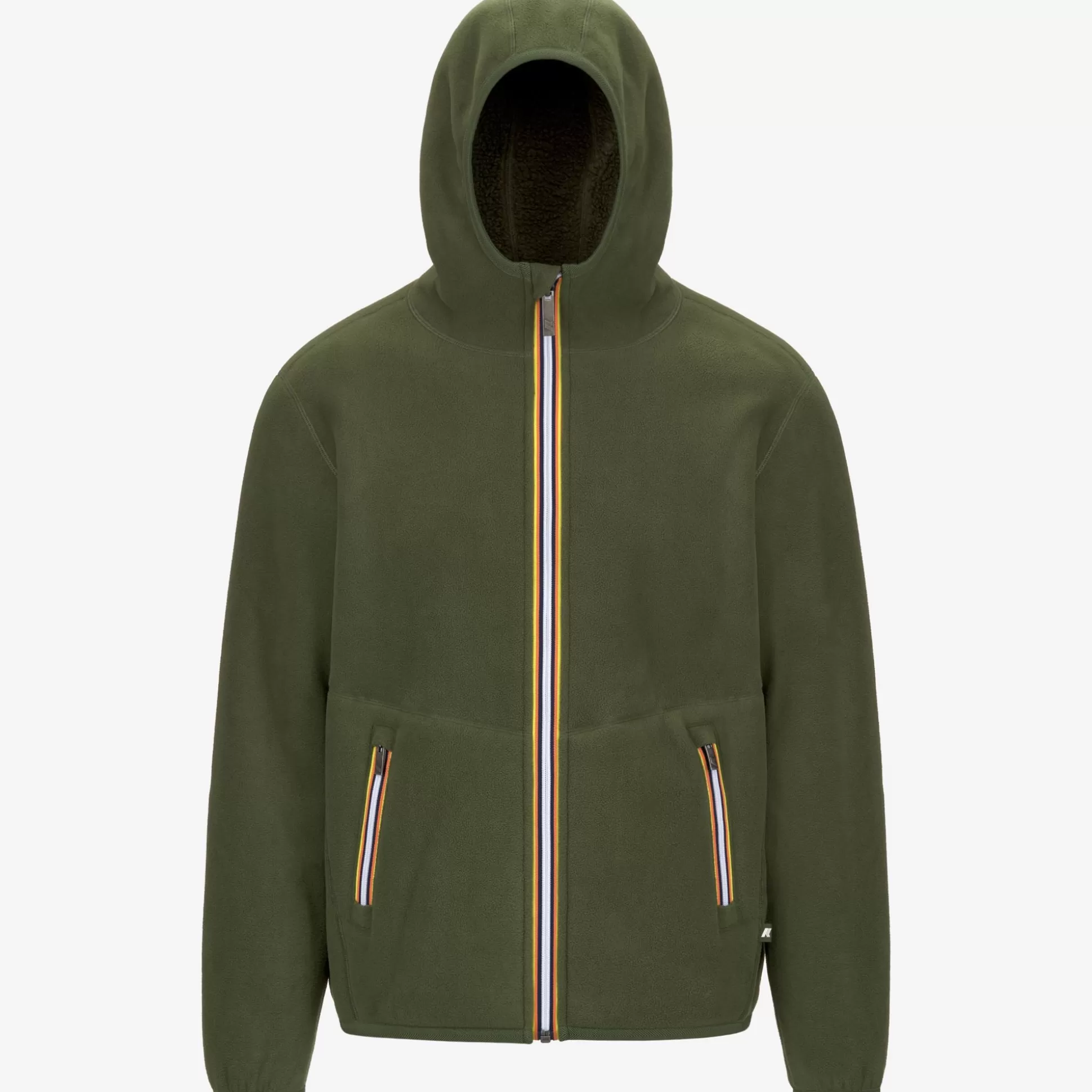 Outlet K-Way JACK SHERPA POLAR REVERSIBLE Greenc-greenc