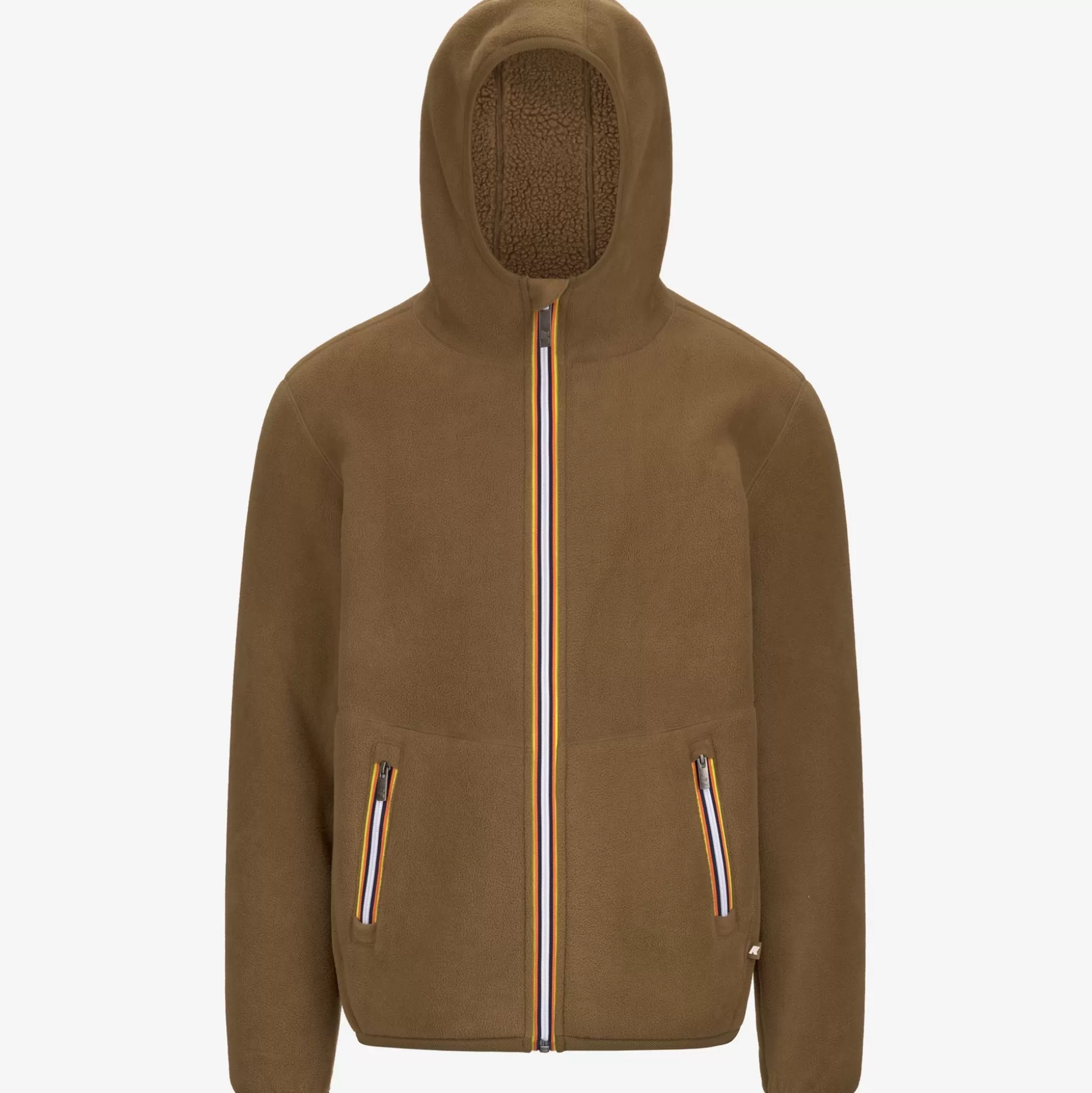 Best Sale K-Way JACK SHERPA POLAR REVERSIBLE Brownc-brownc