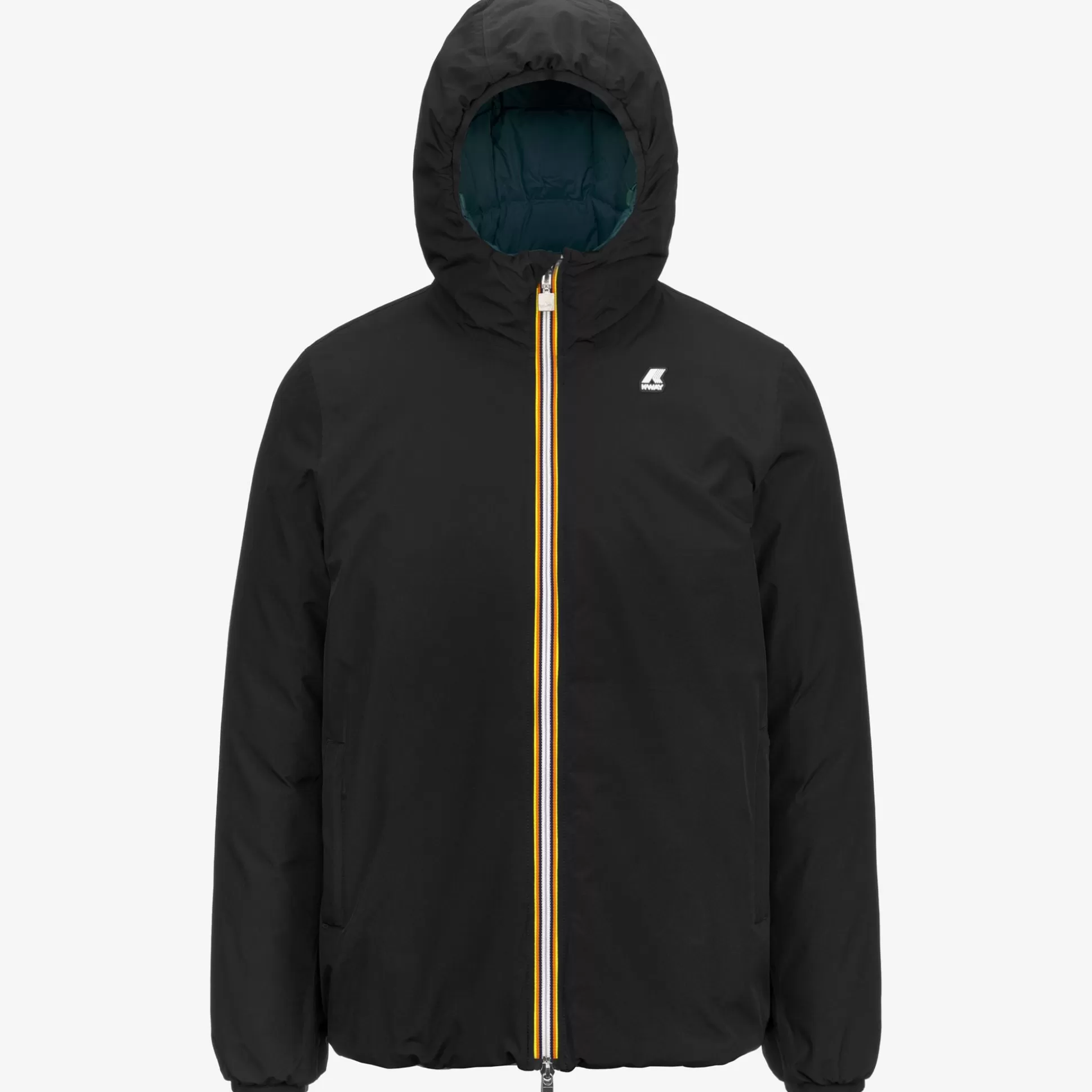 Best K-Way JACK ST THERMO REVERSIBLE Blackp-greenp