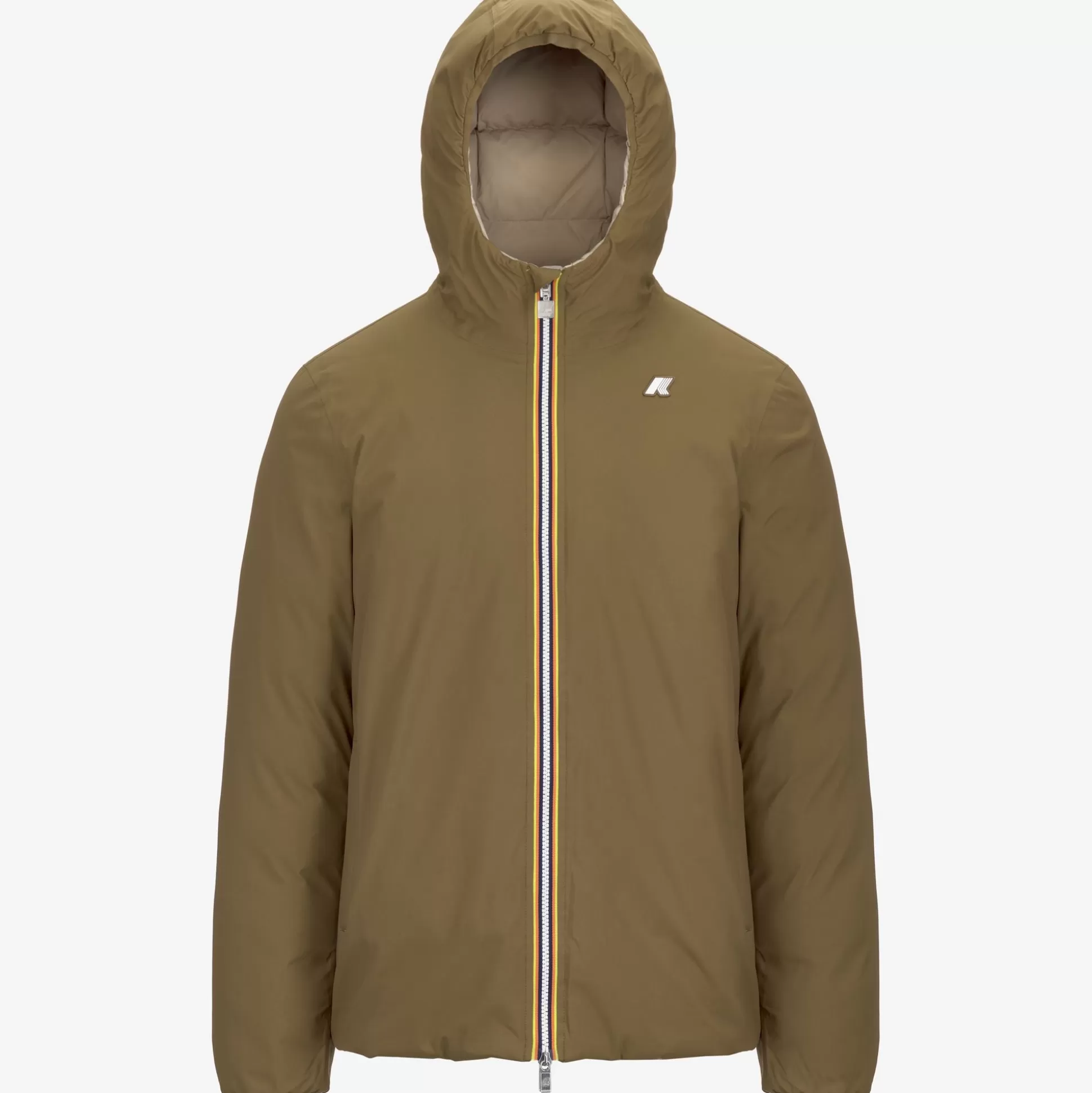 New K-Way JACK ST THERMO REVERSIBLE Brownc-beigeg