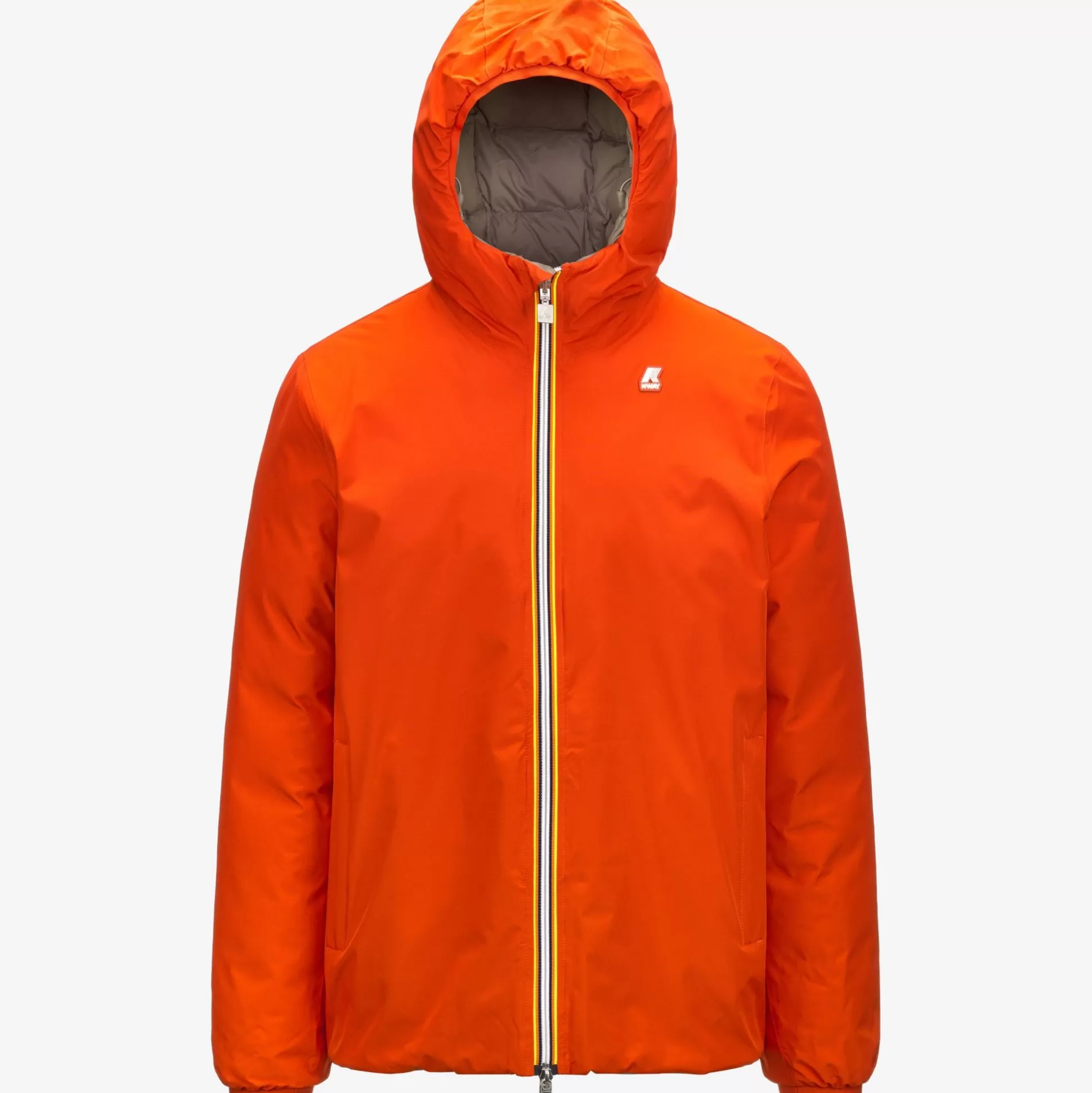 Online K-Way JACK ST THERMO REVERSIBLE Orangep-beiget
