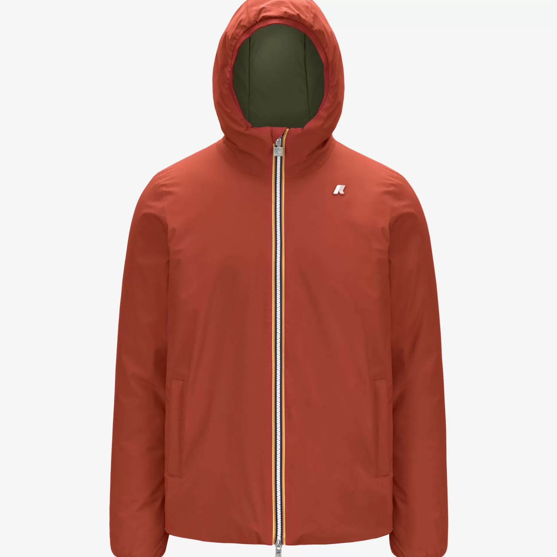 Sale K-Way JACK ST WARM REVERSIBLE Redp-greenc