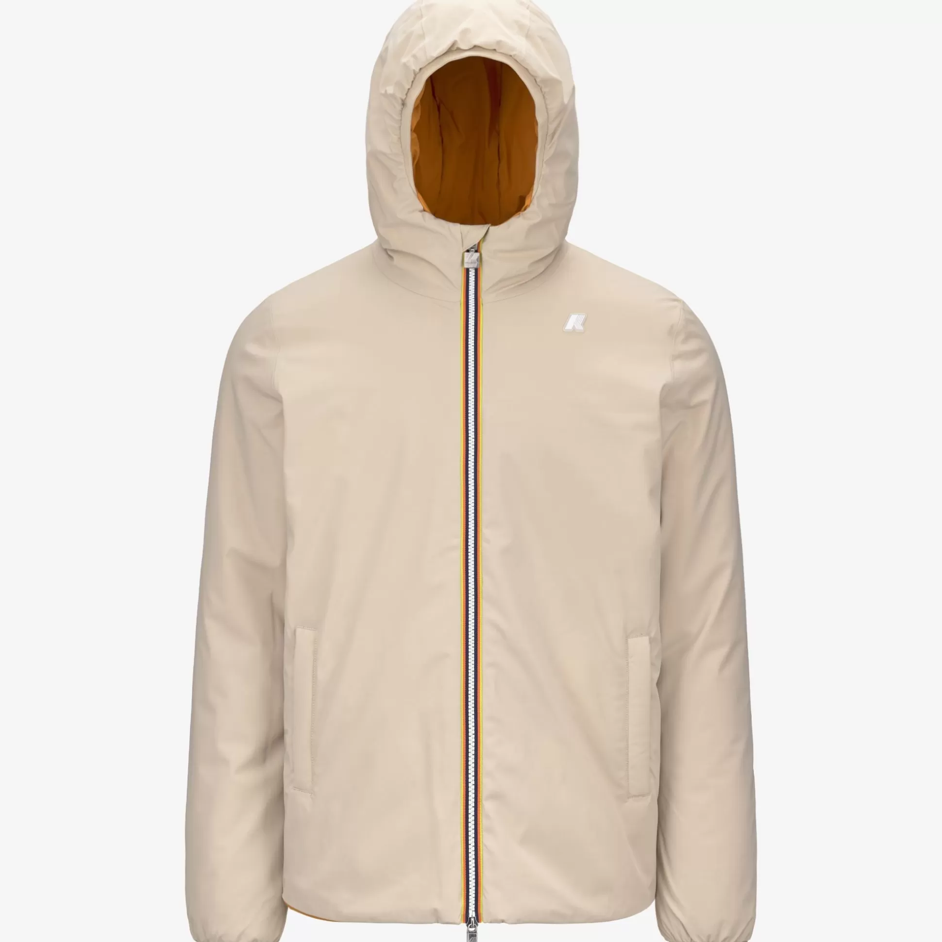 Sale K-Way JACK ST WARM REVERSIBLE Beigeg-yellowi
