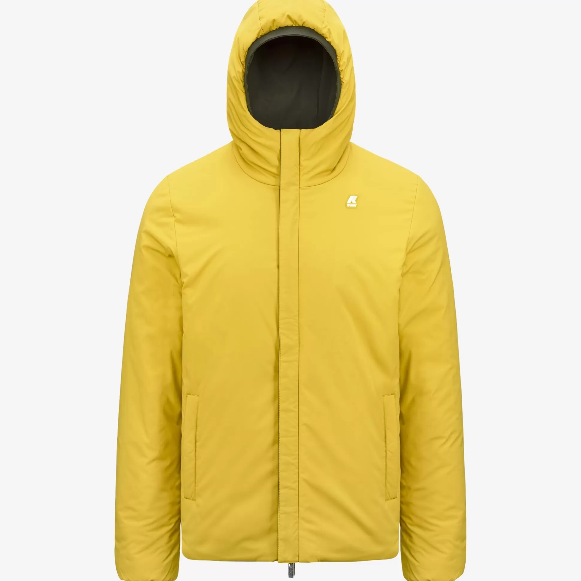 Shop K-Way JACK ST WARM REVERSIBLE Greenb-yellowz
