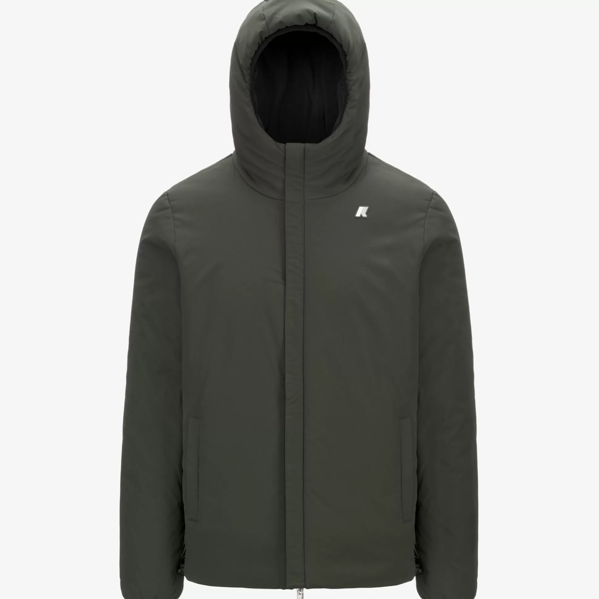 Best Sale K-Way JACK ST WARM REVERSIBLE Blackpure-greenblackish