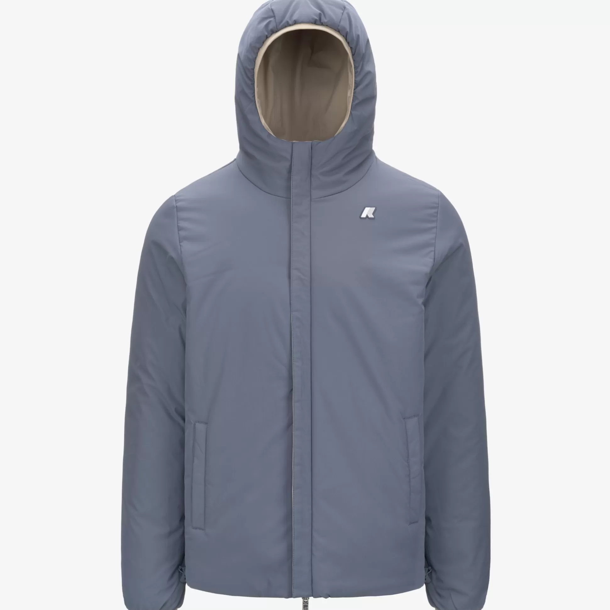 Best K-Way JACK ST WARM REVERSIBLE Beigeg-greybl