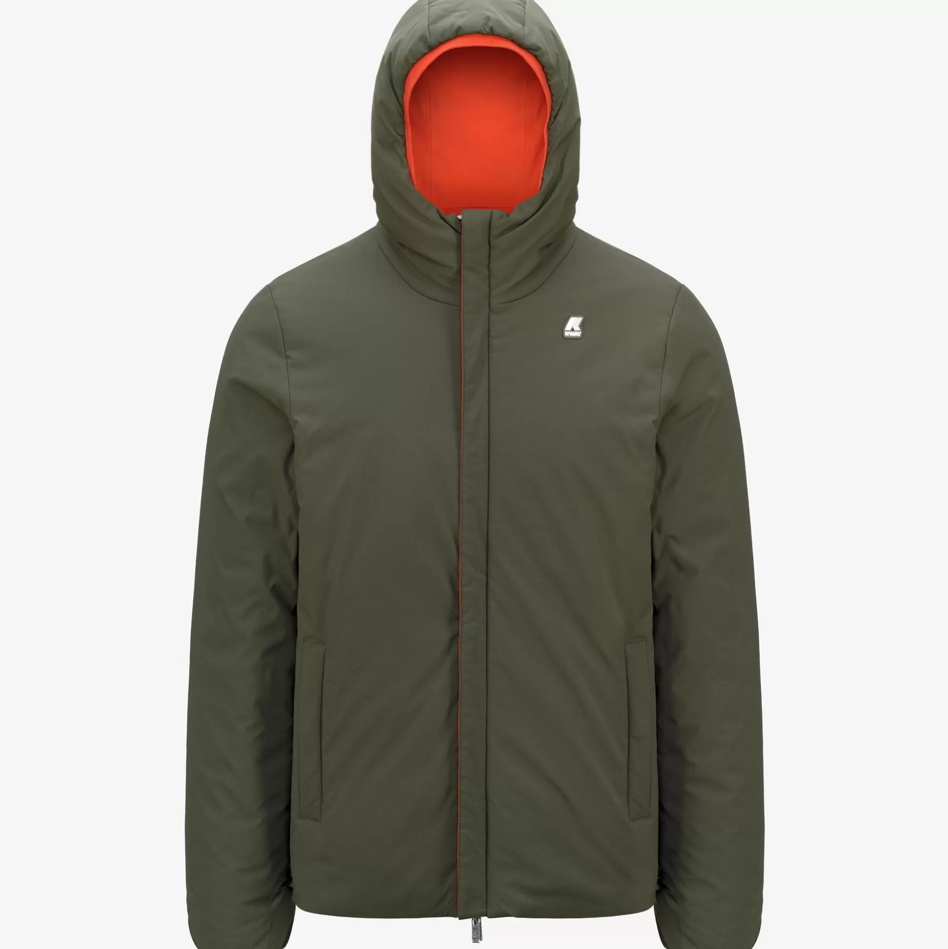 Discount K-Way JACK ST WARM REVERSIBLE Orangep-greenb