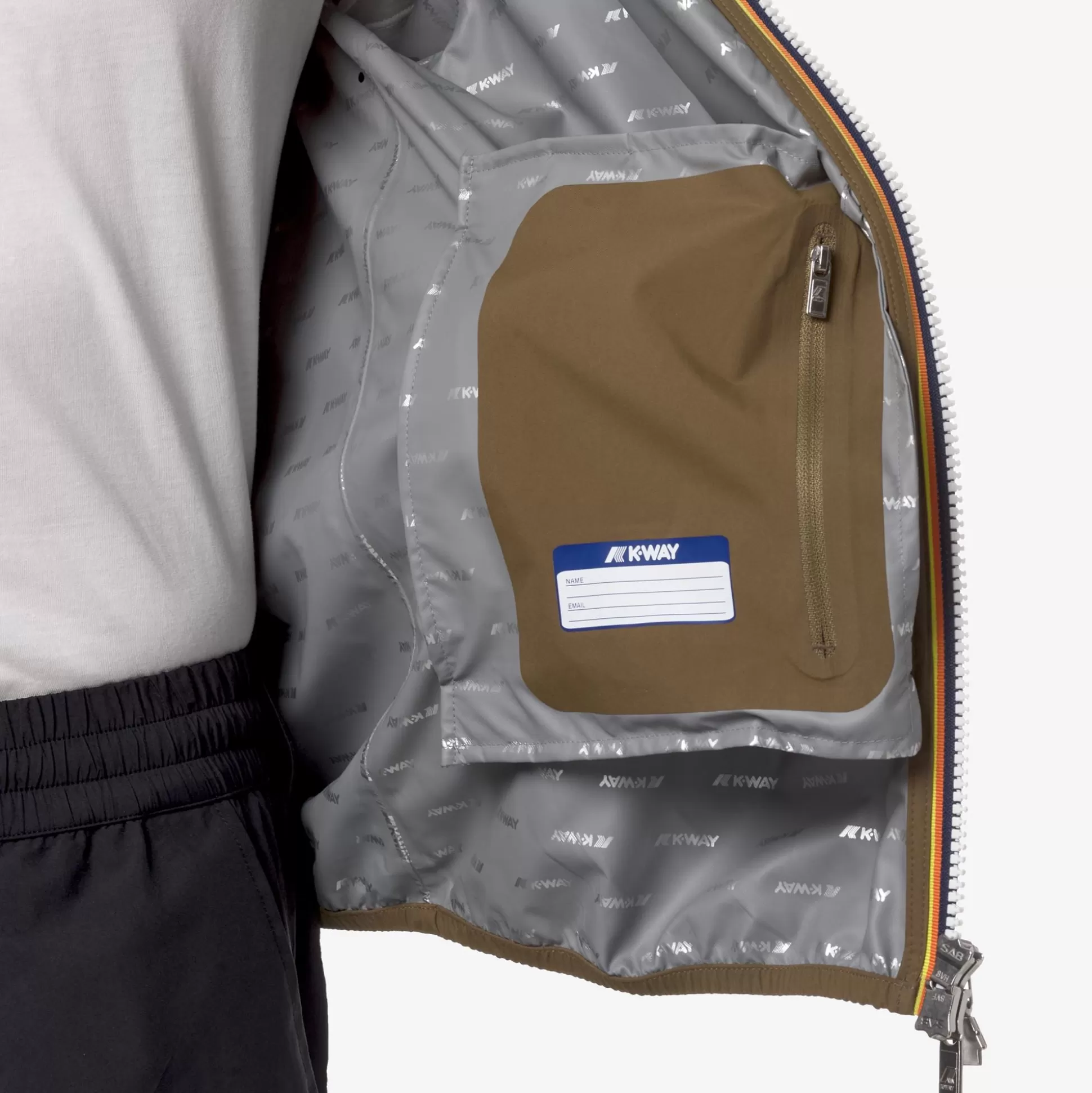 Fashion K-Way JACK STRETCH DOT Browncorda