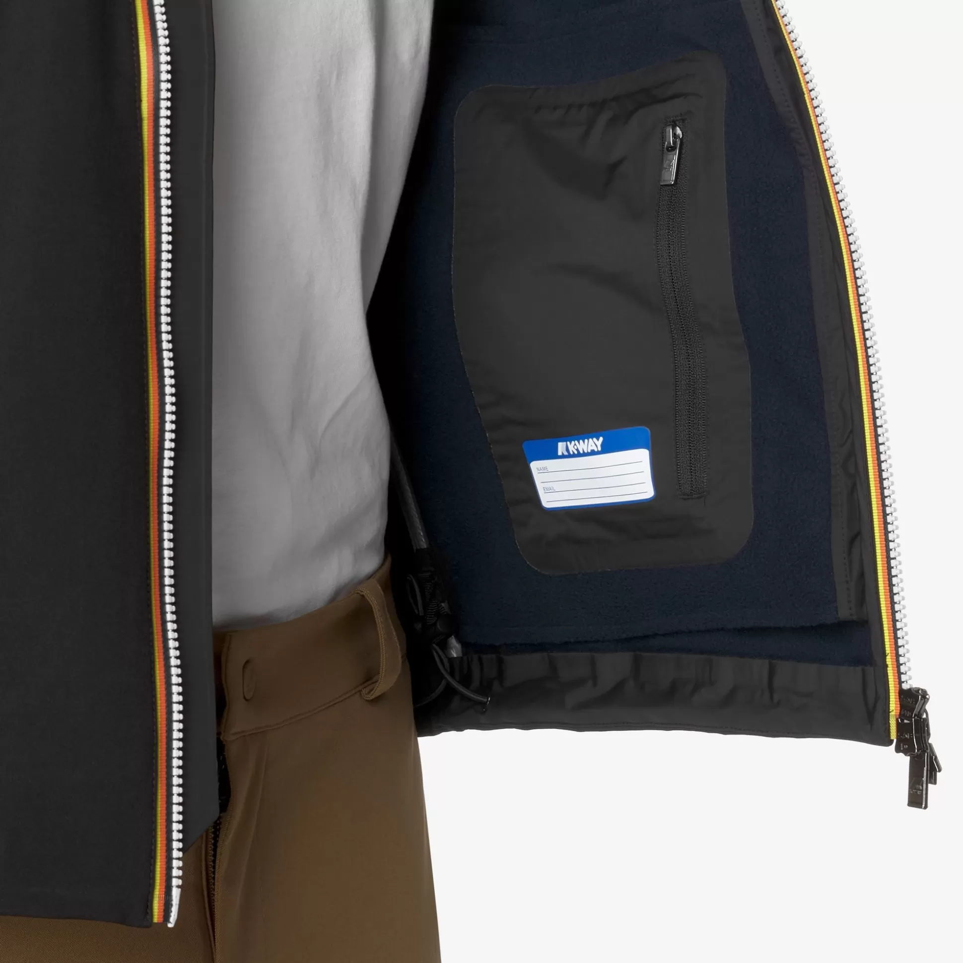 Store K-Way JACKO BONDED Black-bluedepth