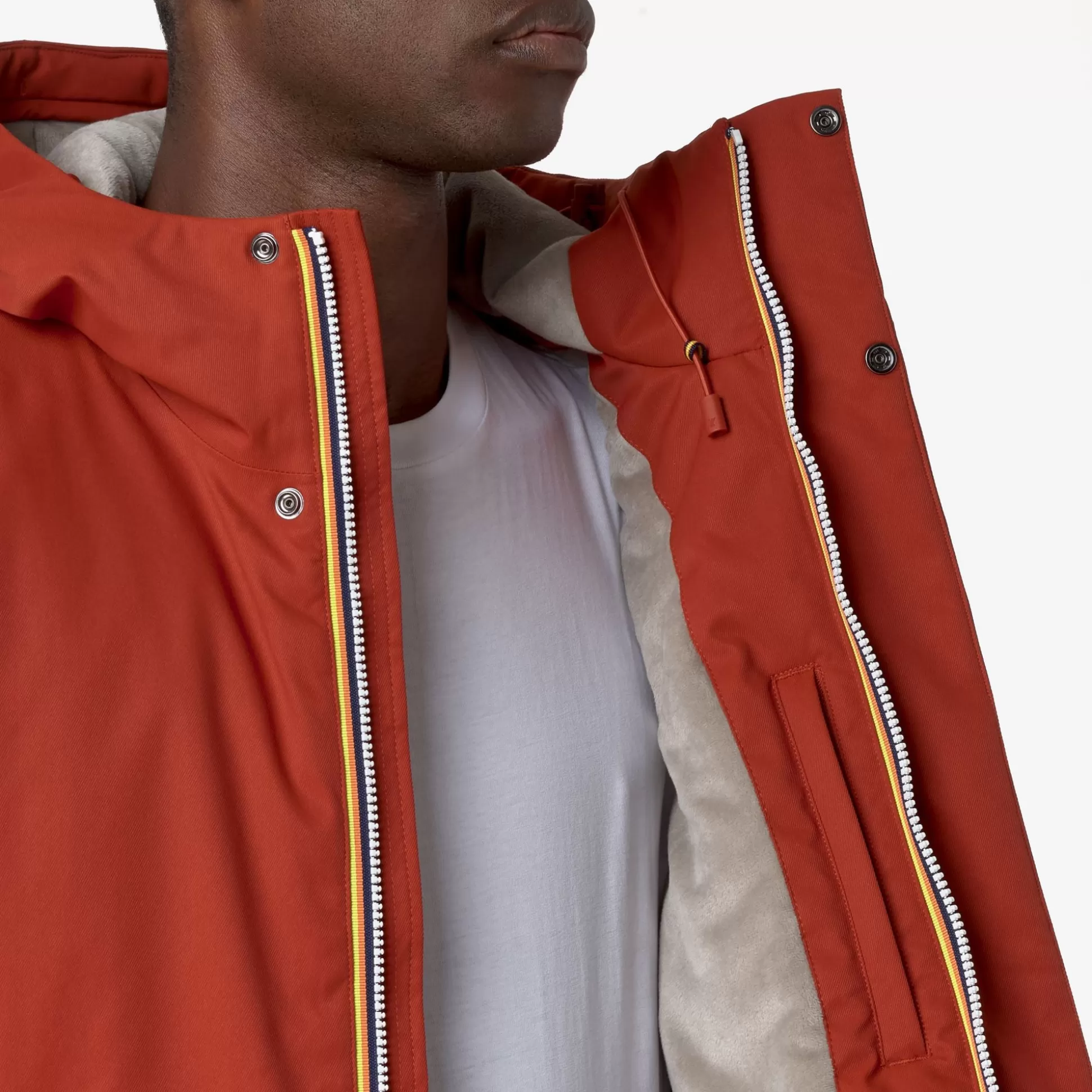 Cheap K-Way JACKO TWILL MARMOTTA Redp-greyb