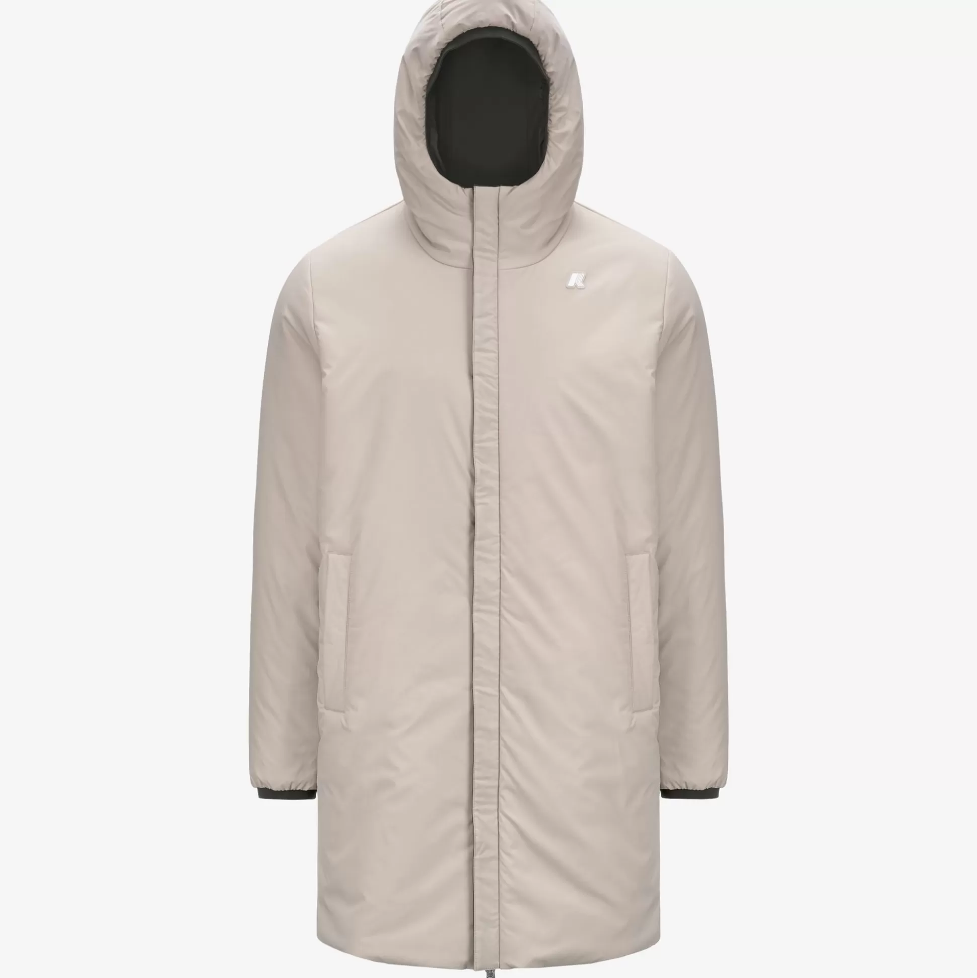 Sale K-Way JACOB ST WARM REVERSIBLE Greenb-beigeg