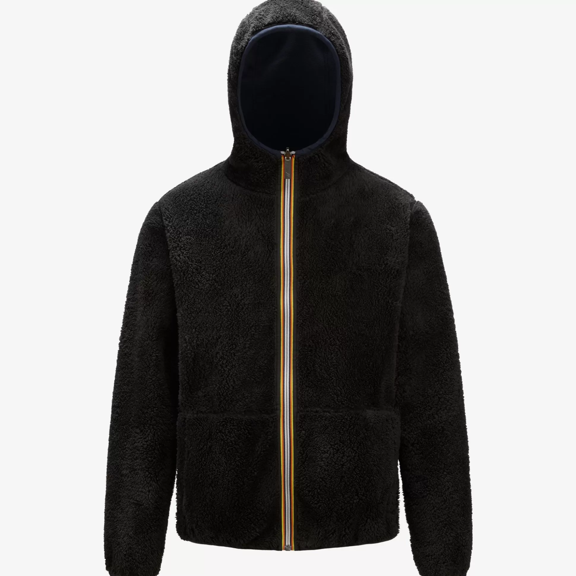 Discount K-Way JACQUES POLAR REVERSIBLE Bluedepth-blackpure