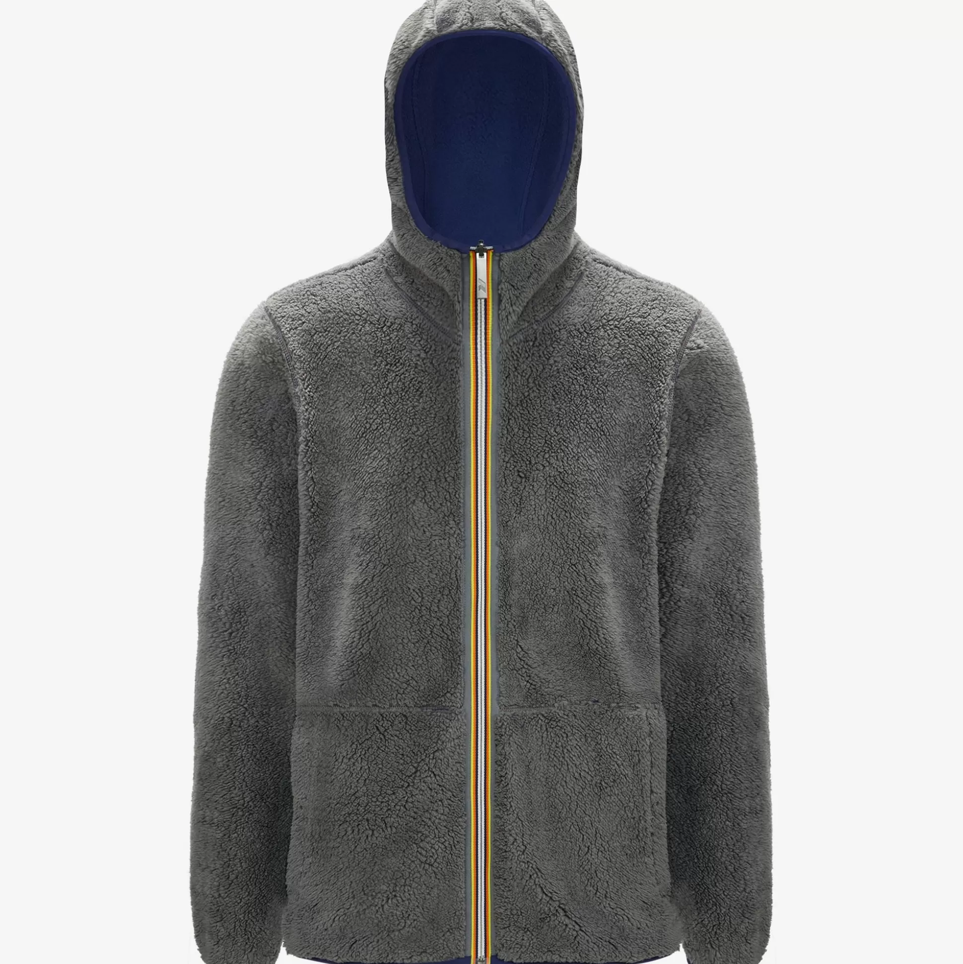 Store K-Way JACQUES POLAR REVERSIBLE Bluemedieval-greymdsteel