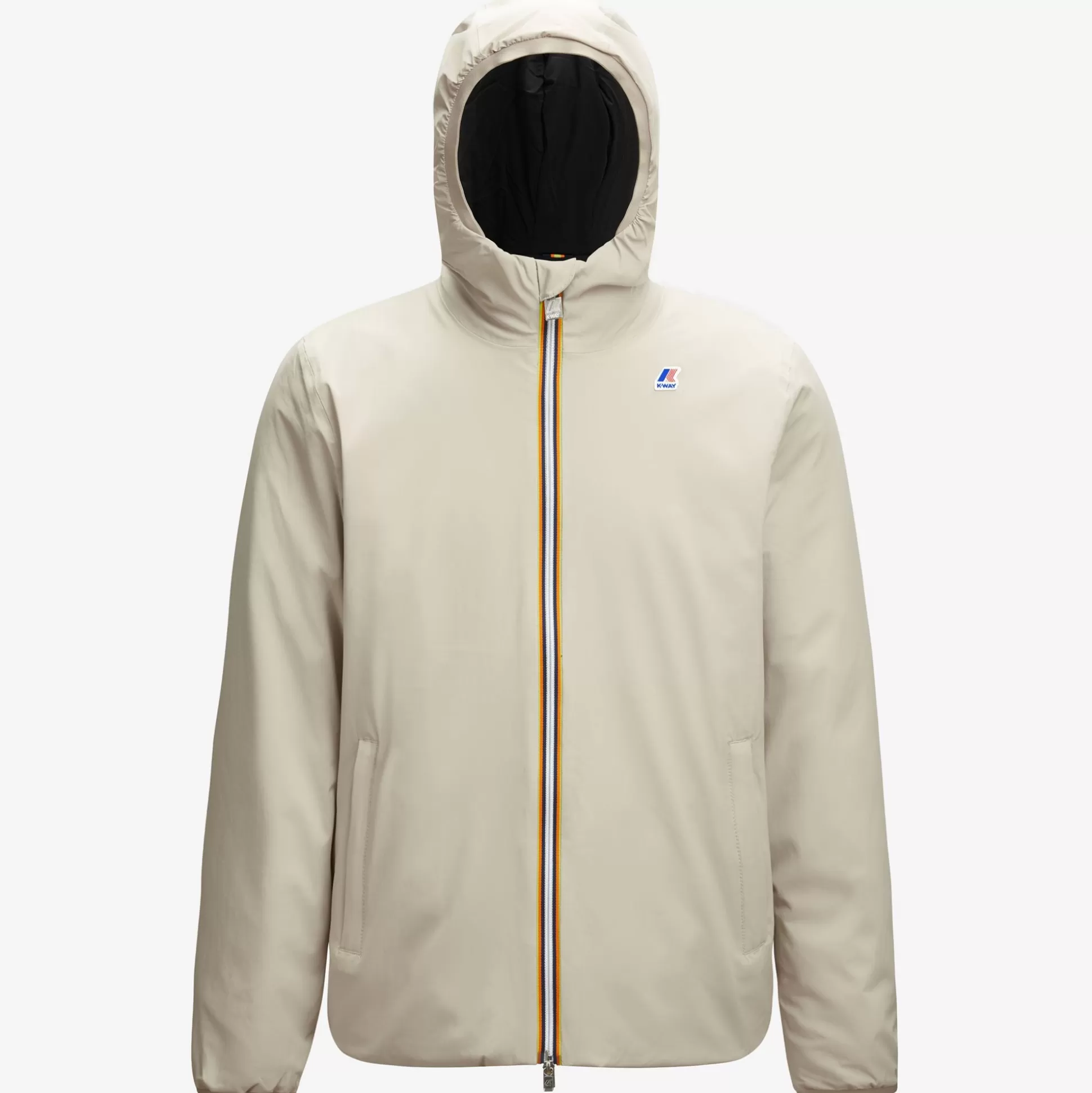 Sale K-Way JACQUES WARM REVERSIBLE Beigegrey-blackpure