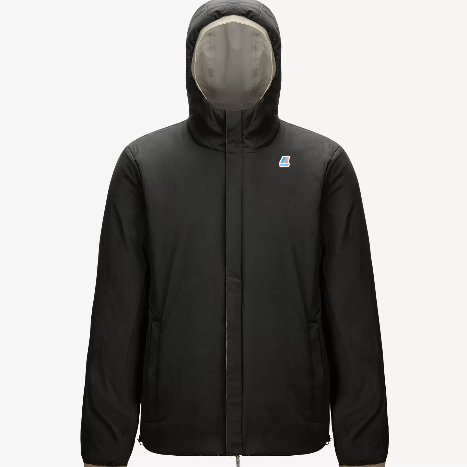 Sale K-Way JACQUES WARM REVERSIBLE Beigegrey-blackpure