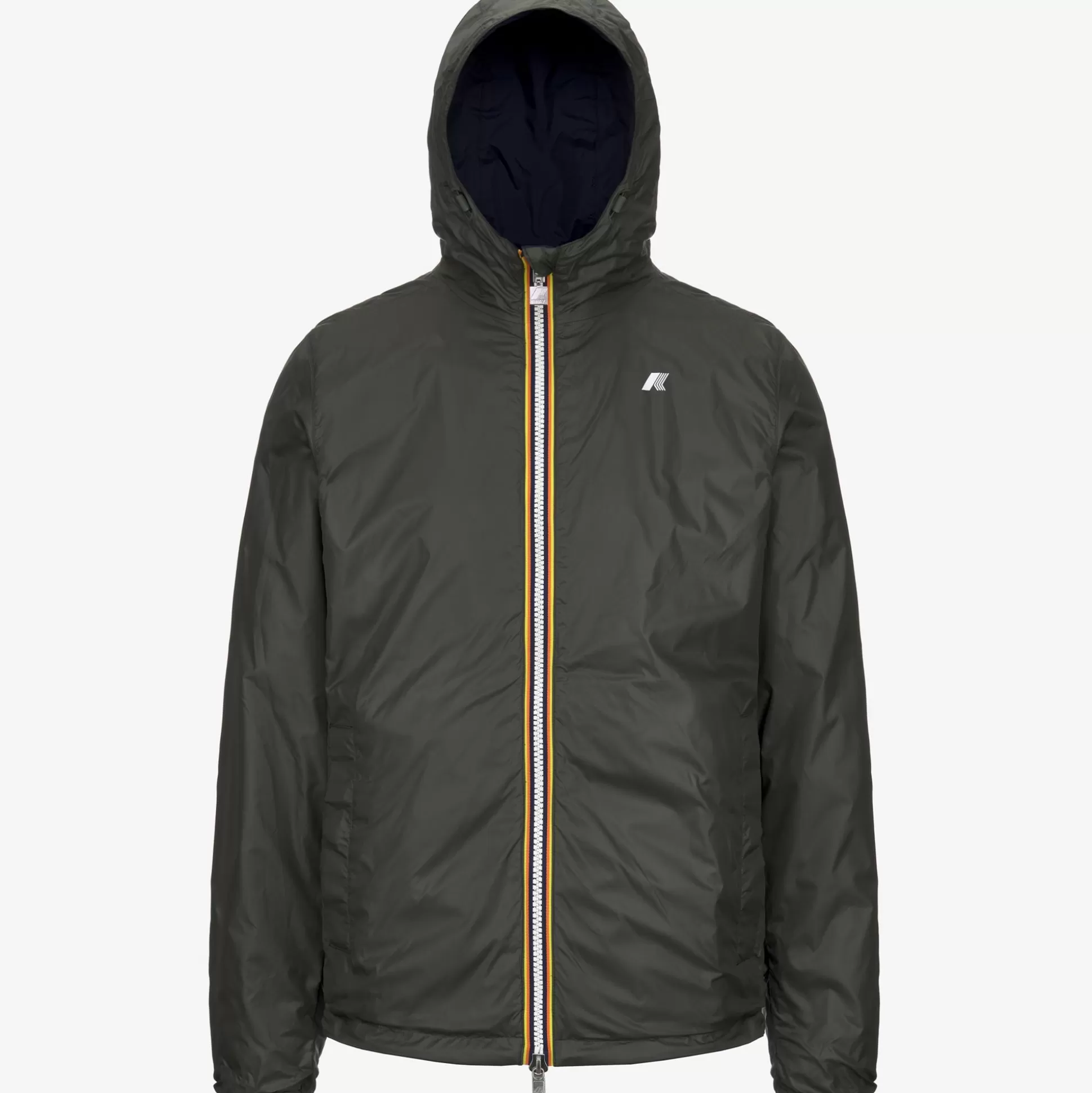 Hot K-Way JAKE PLUS.2 REVERSIBLE Blued-greenb