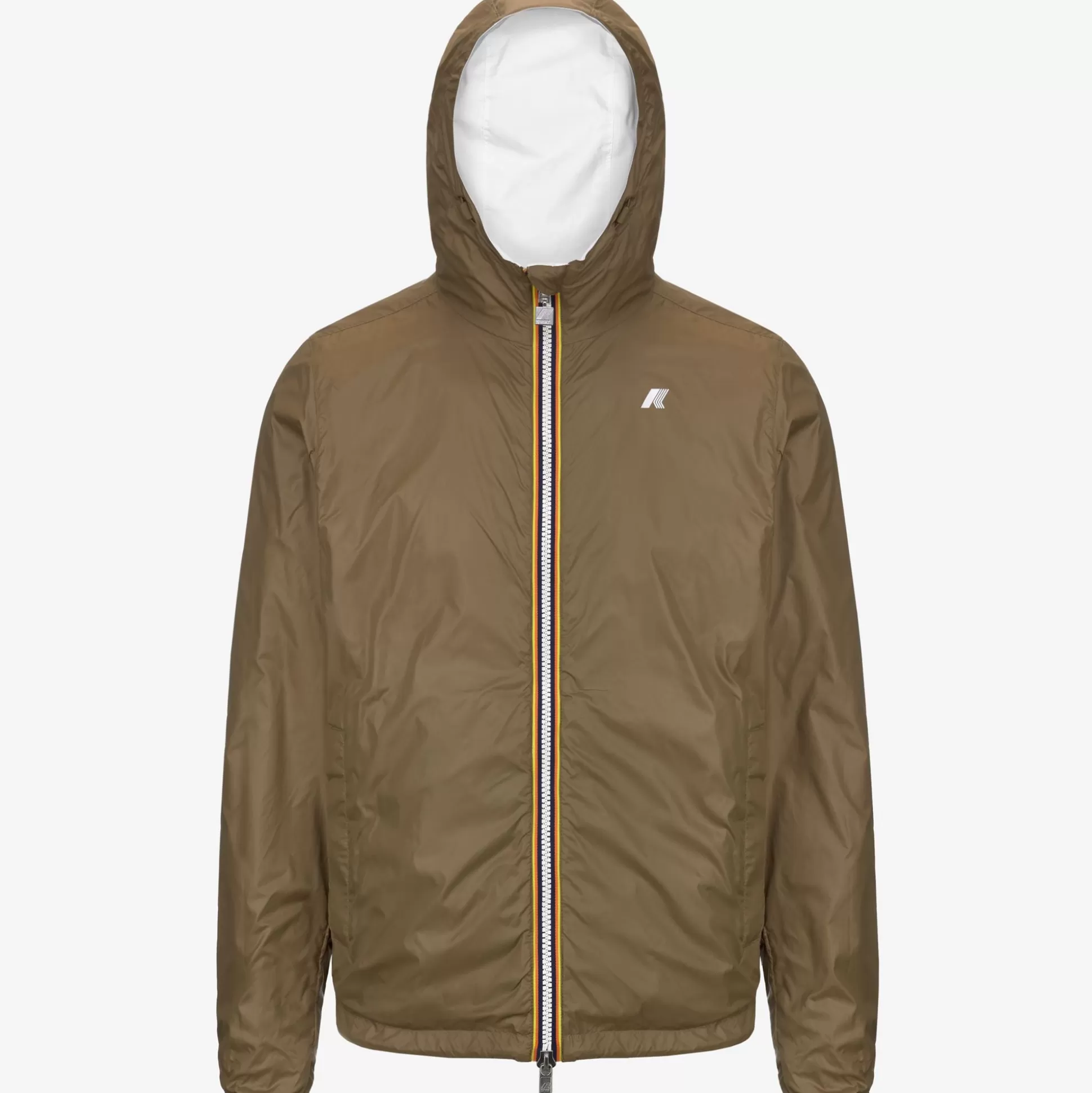 Sale K-Way JAKE PLUS.2 REVERSIBLE White-brownc