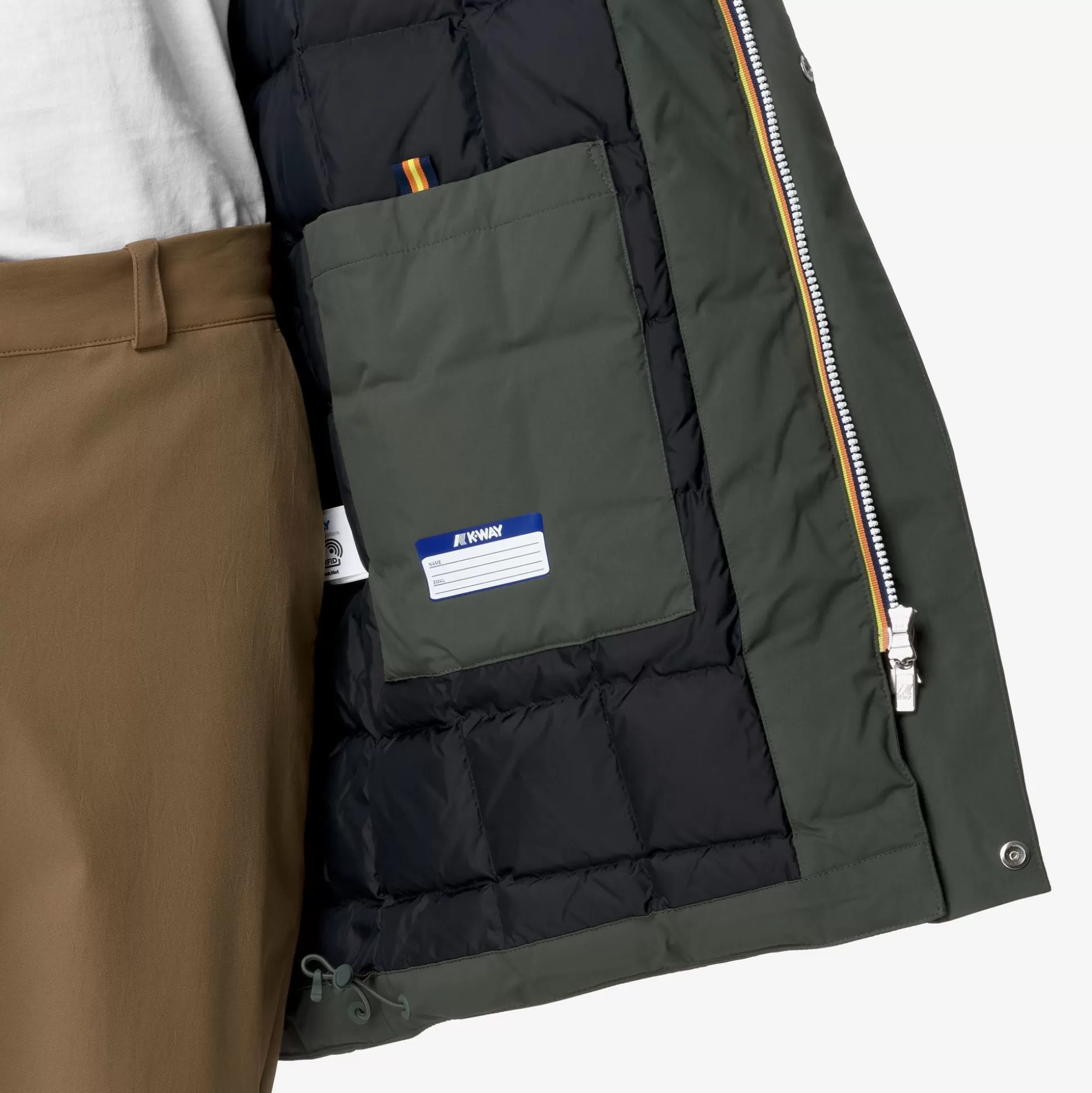 Flash Sale K-Way JARNO ST THERMO Greenblackish-blackpure