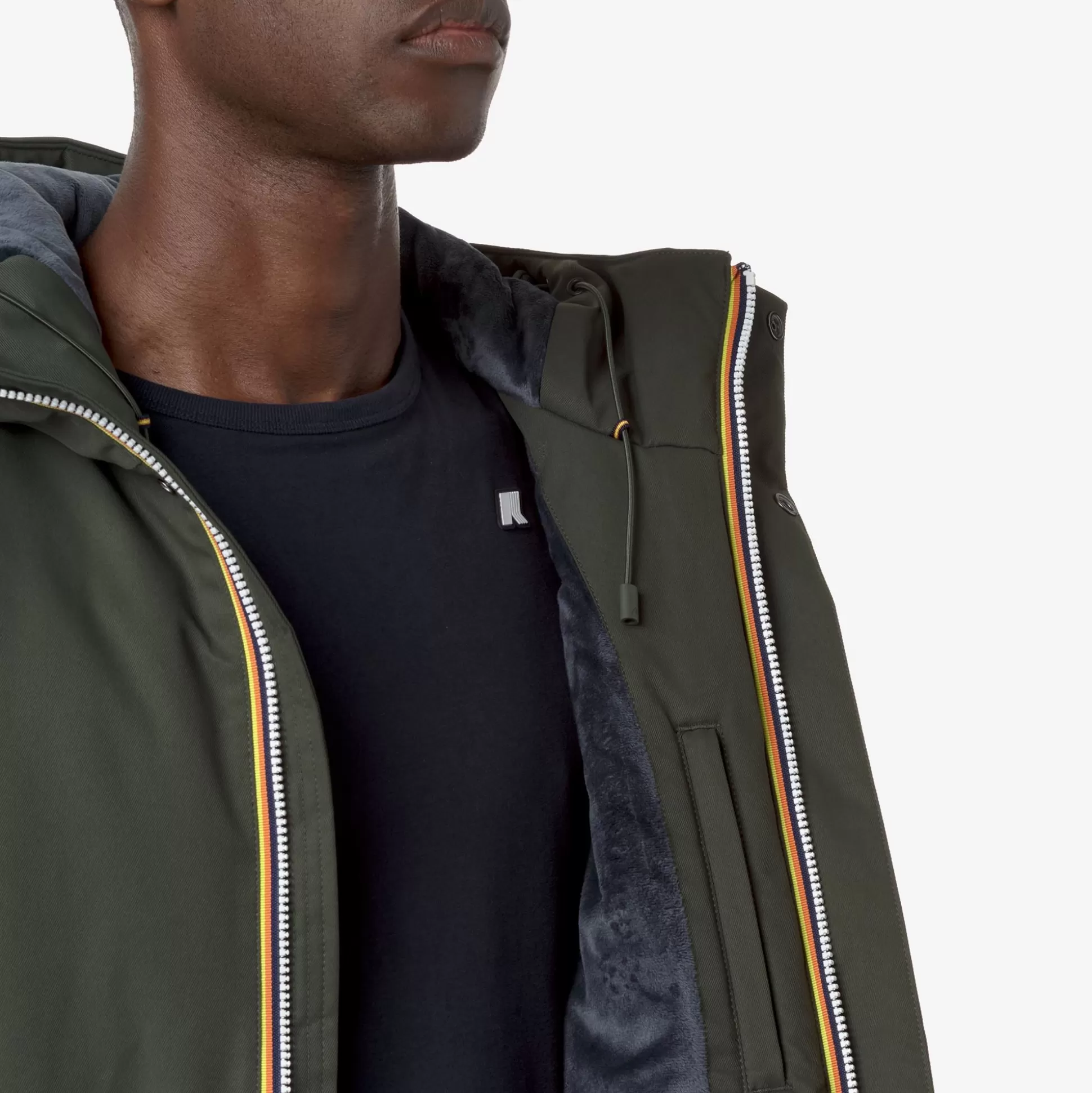 Shop K-Way JARNO TWILL MARMOTTA Greenb-bluea