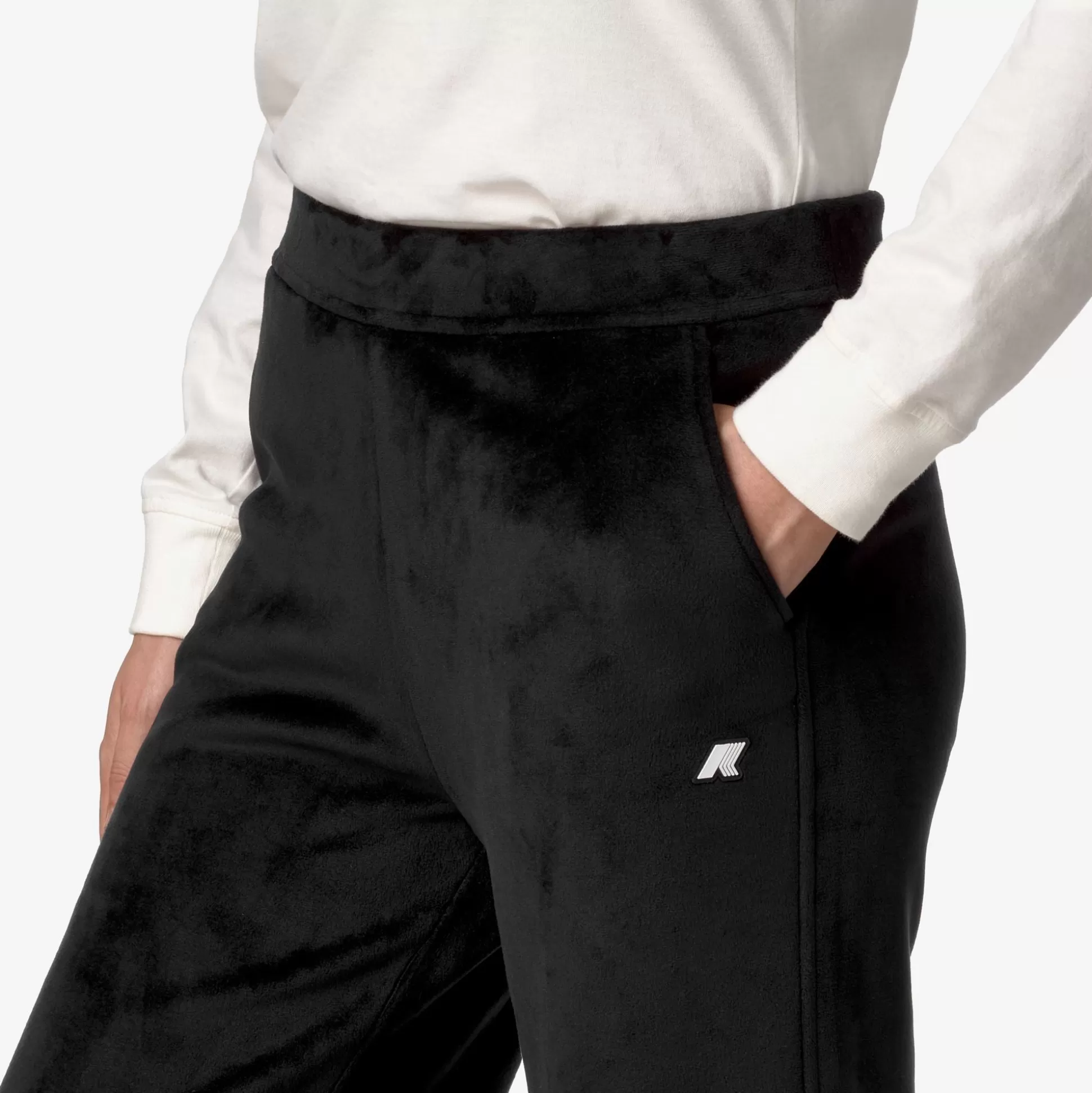 Best K-Way JENNY VELOUR POLAR Blackp-blackp