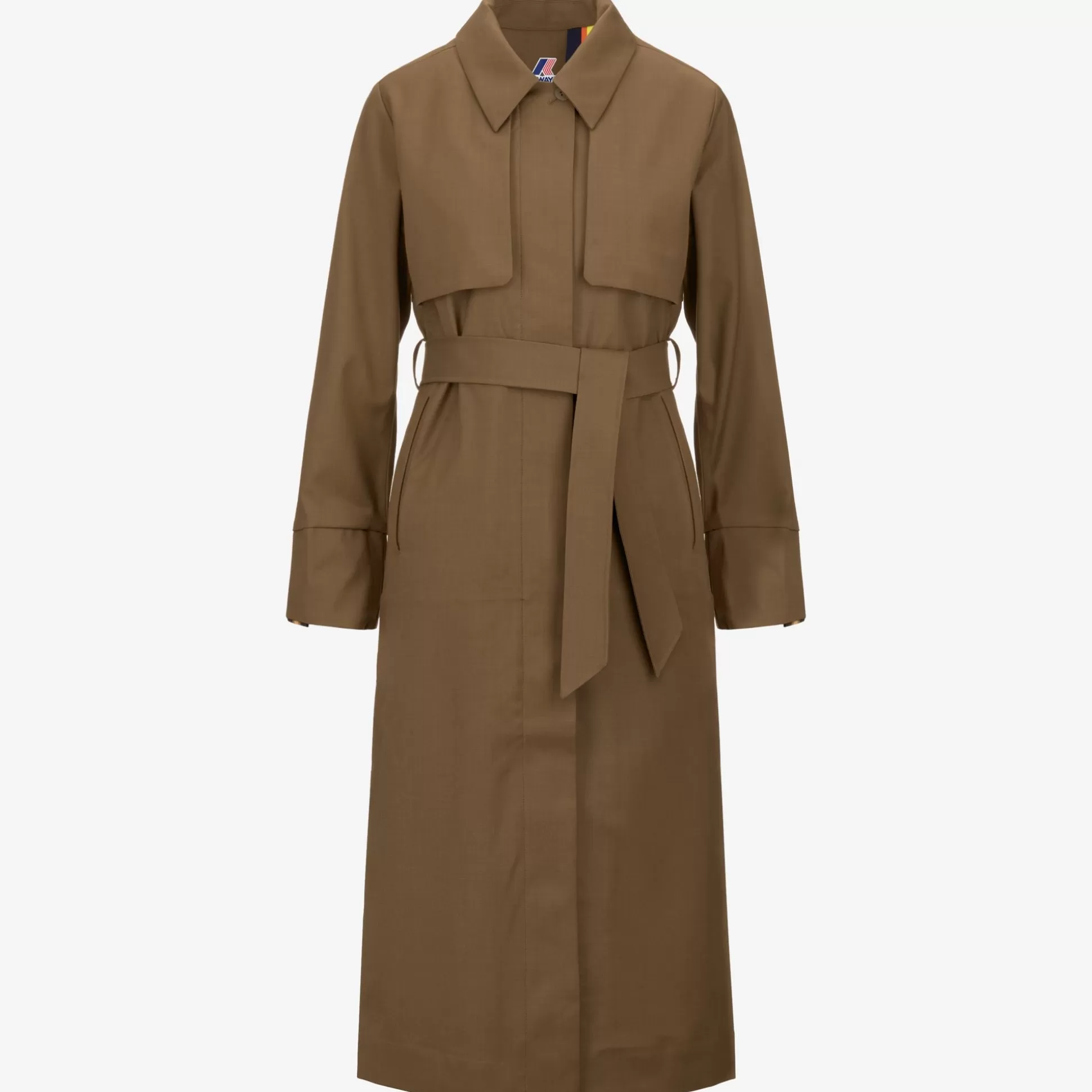 Sale K-Way JESEL TECH WOOL BLEND Browncorda-bluedepth