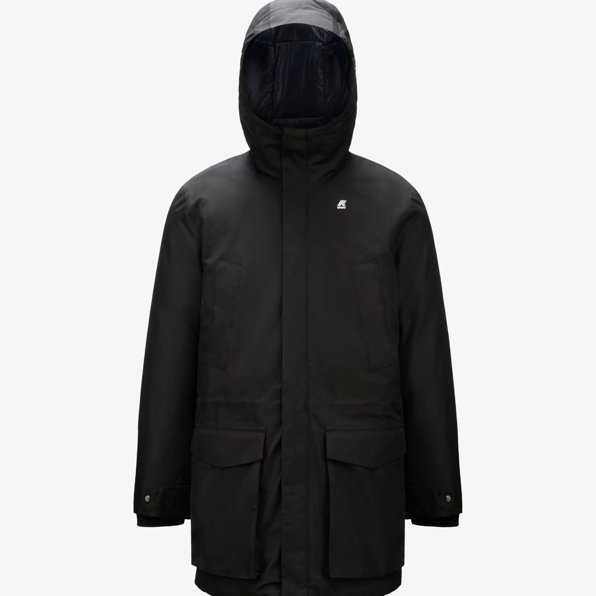 Discount K-Way JOSHUA THERMO HEAVY Blackpure-bluedepth