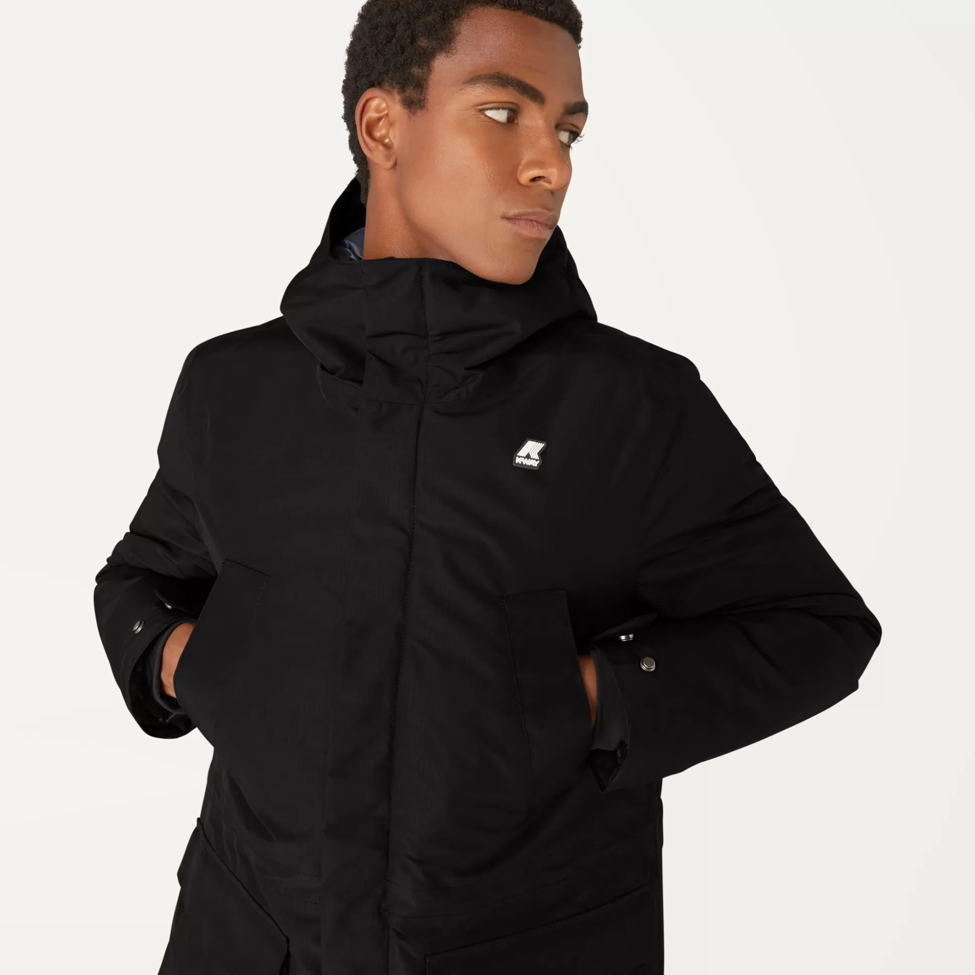 Discount K-Way JOSHUA THERMO HEAVY Blackpure-bluedepth