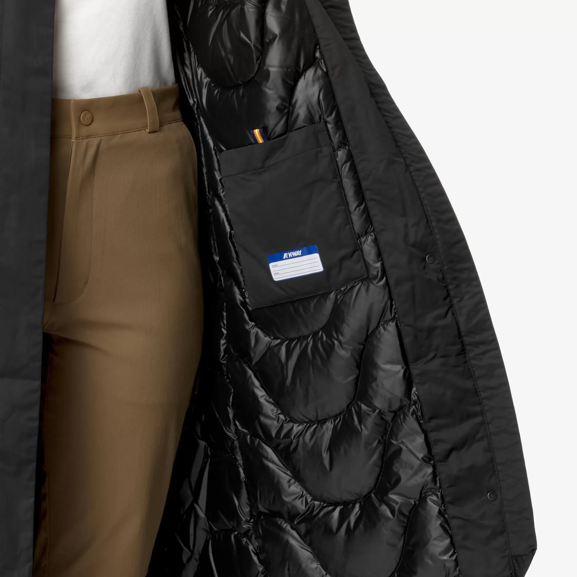 Sale K-Way KALISI SATIN THERMO Blackpure