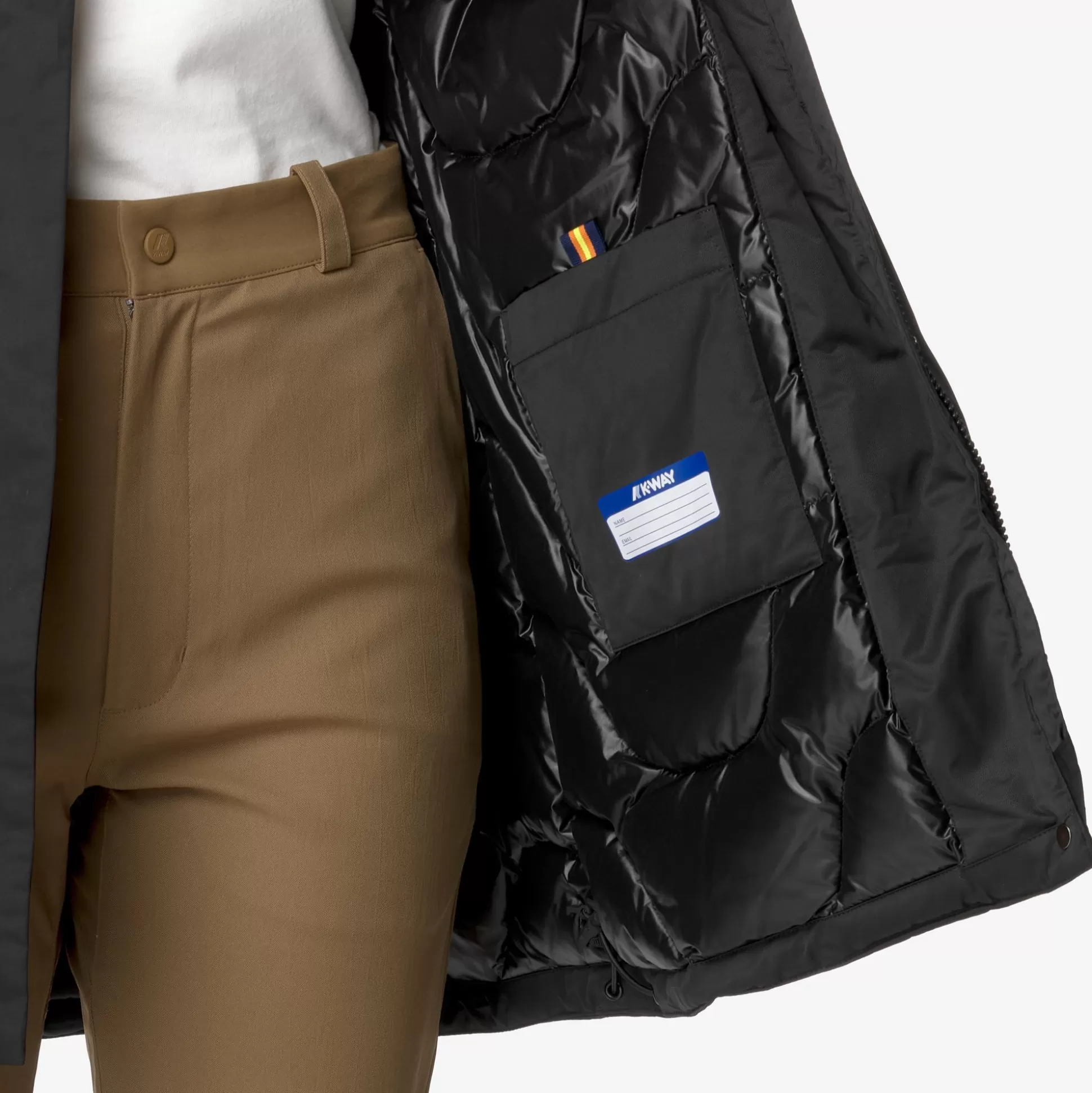 Best Sale K-Way KALUA SATIN THERMO Blackpure