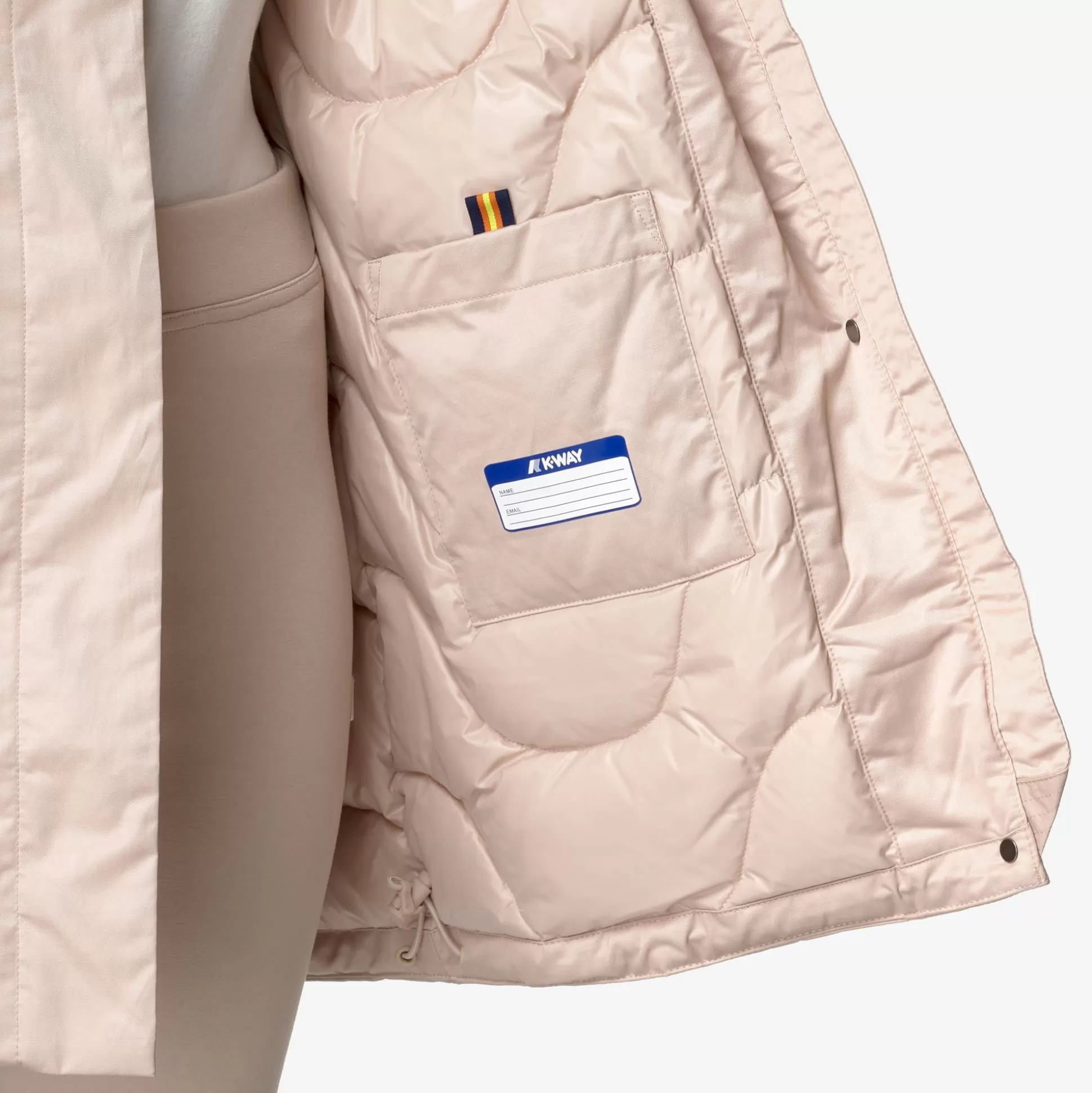 Store K-Way KALUA SATIN THERMO Pinktint