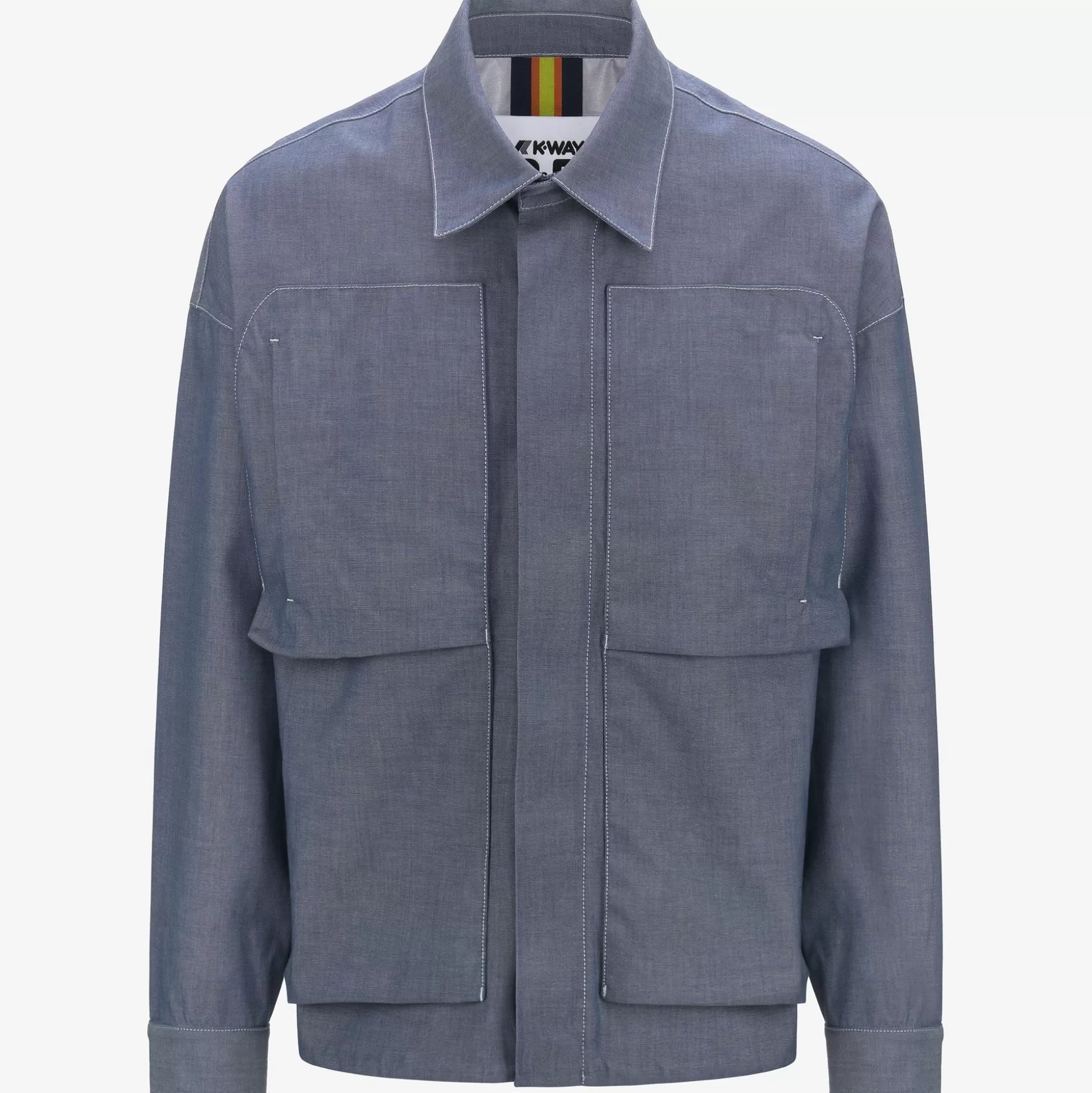 Online K-Way KAYEL CHAMBRAY 3L Chambray-greensphagnum