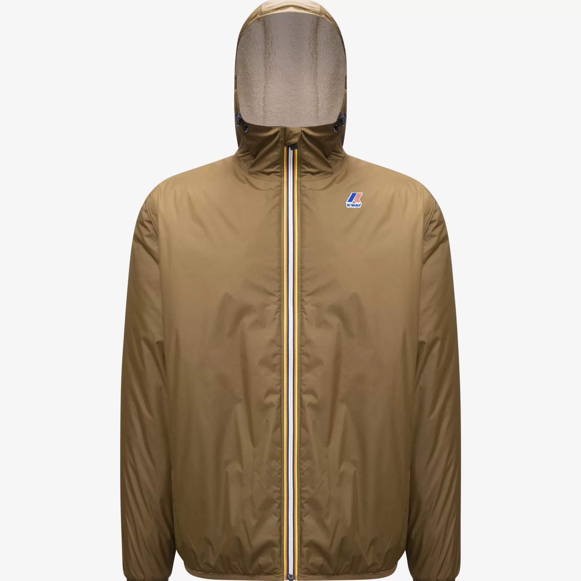 Shop K-Way LE VRAI 3.0 CLAUDE ORSETTO Brownbutternut