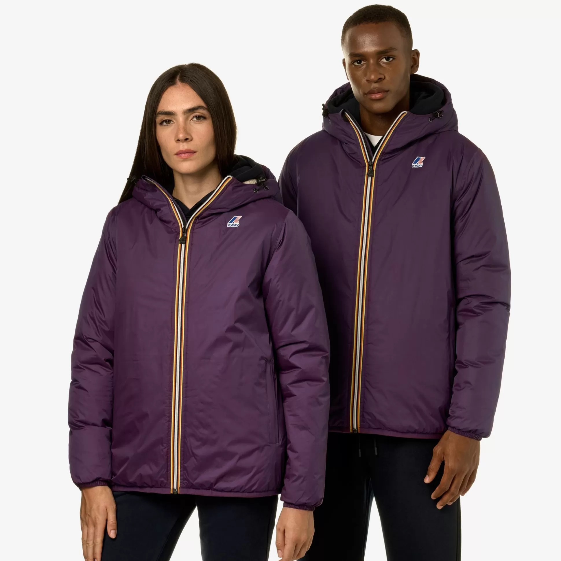 Online K-Way LE VRAI 3.0 CLAUDE ORSETTO Violetpurple