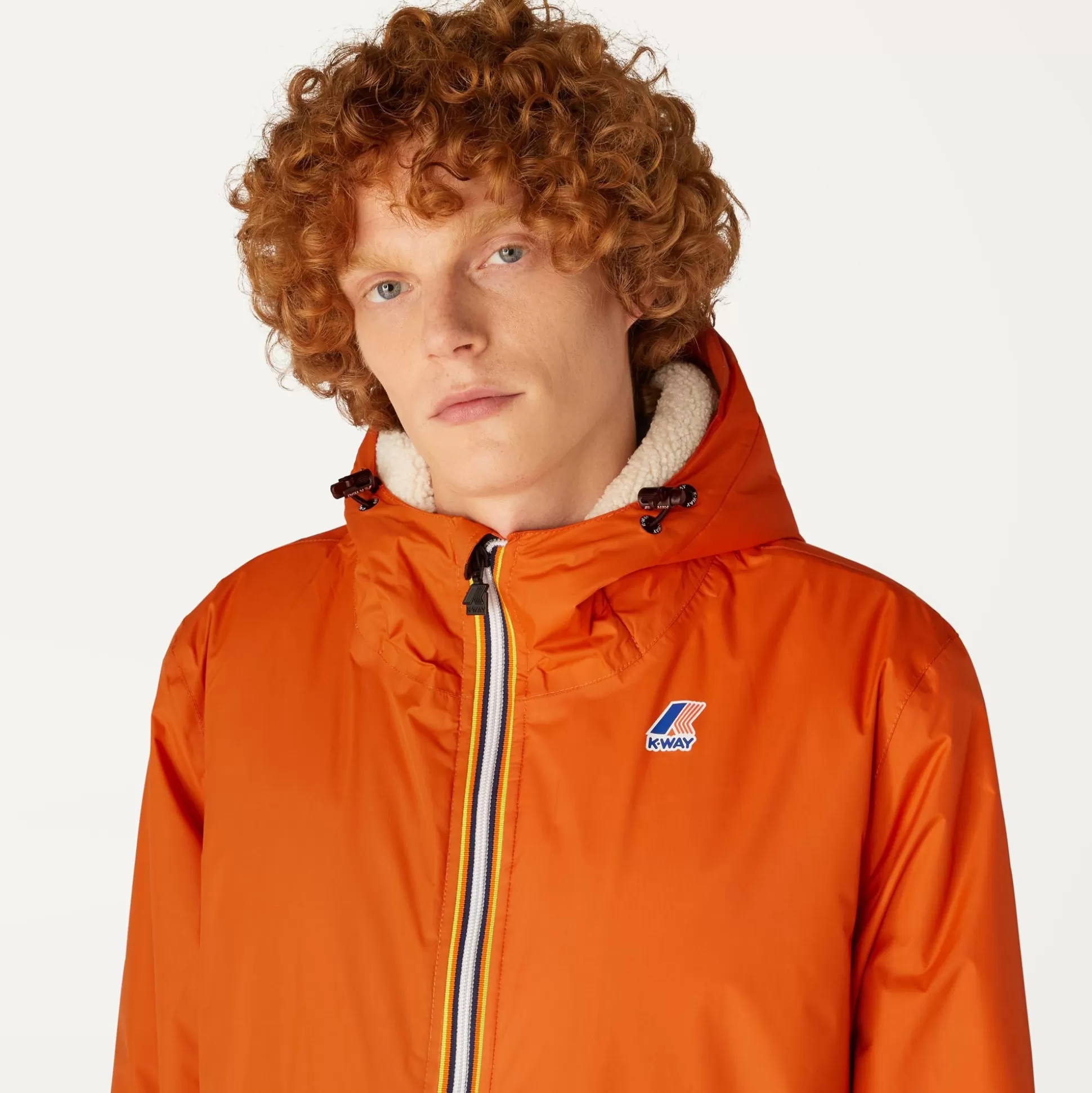 Shop K-Way LE VRAI 3.0 CLAUDE ORSETTO Orangerust