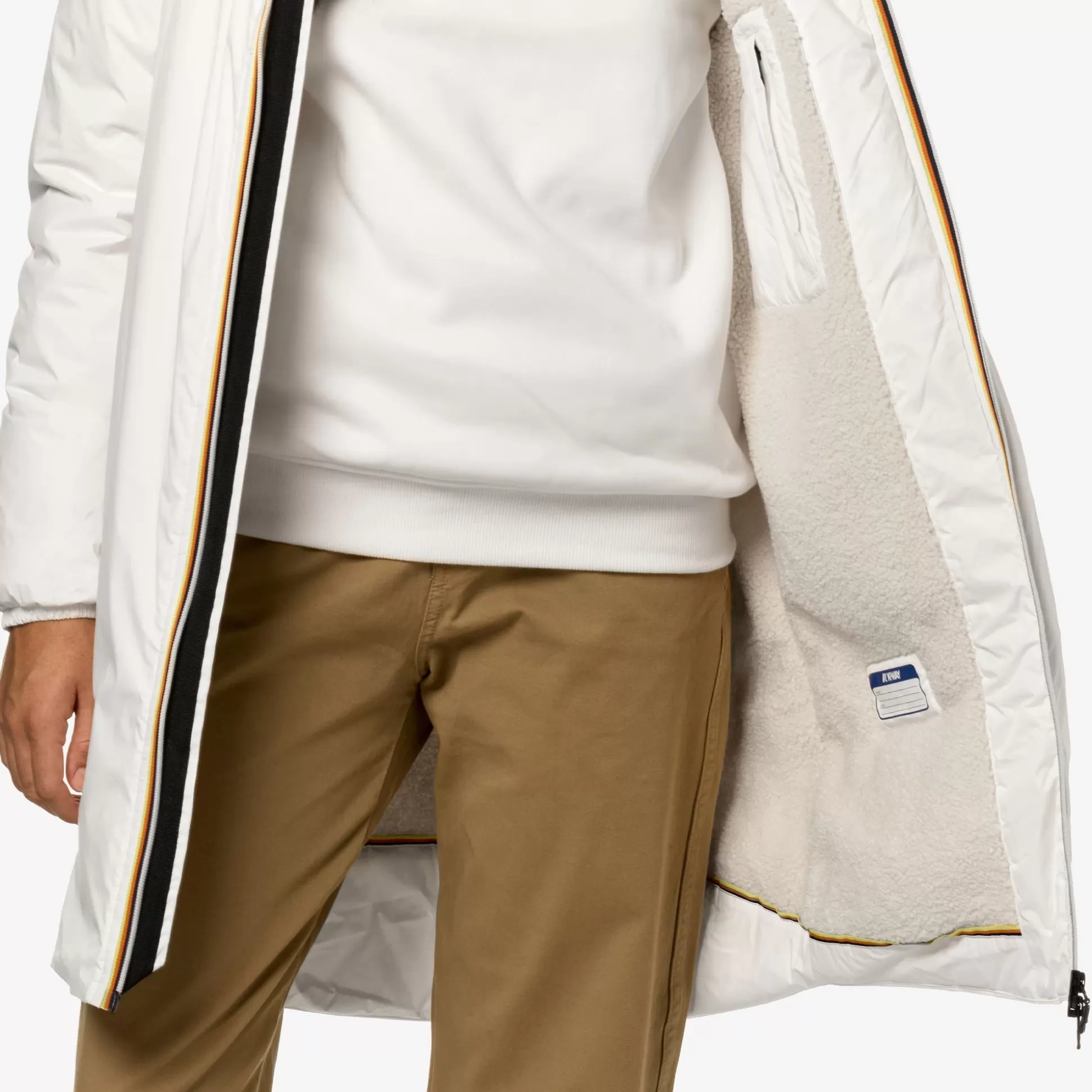 Sale K-Way Le Vrai 3.0 Eiffel Orsetto White