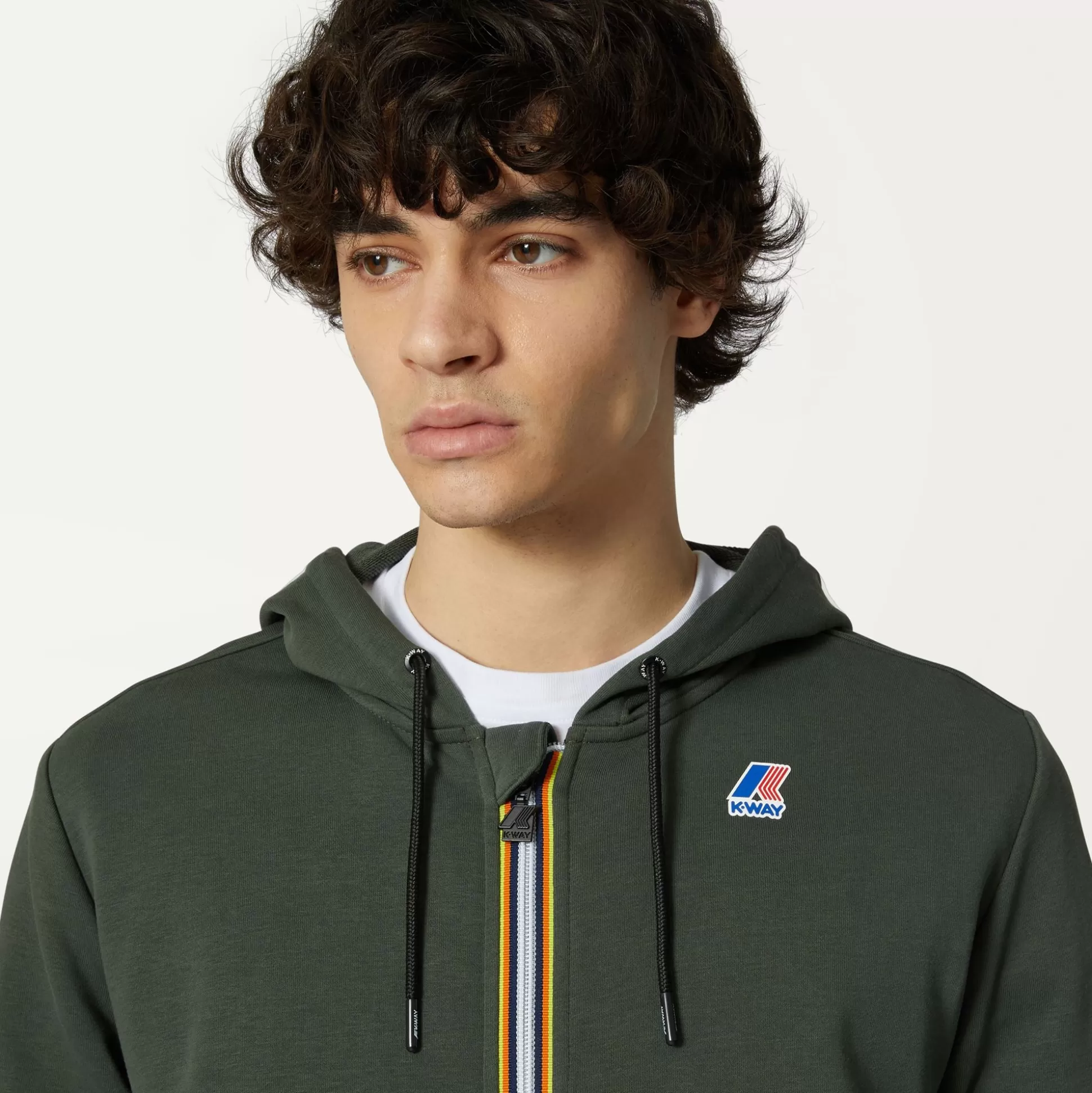 Cheap K-Way LE VRAI ARNEL POLY COTTON Greenblackish
