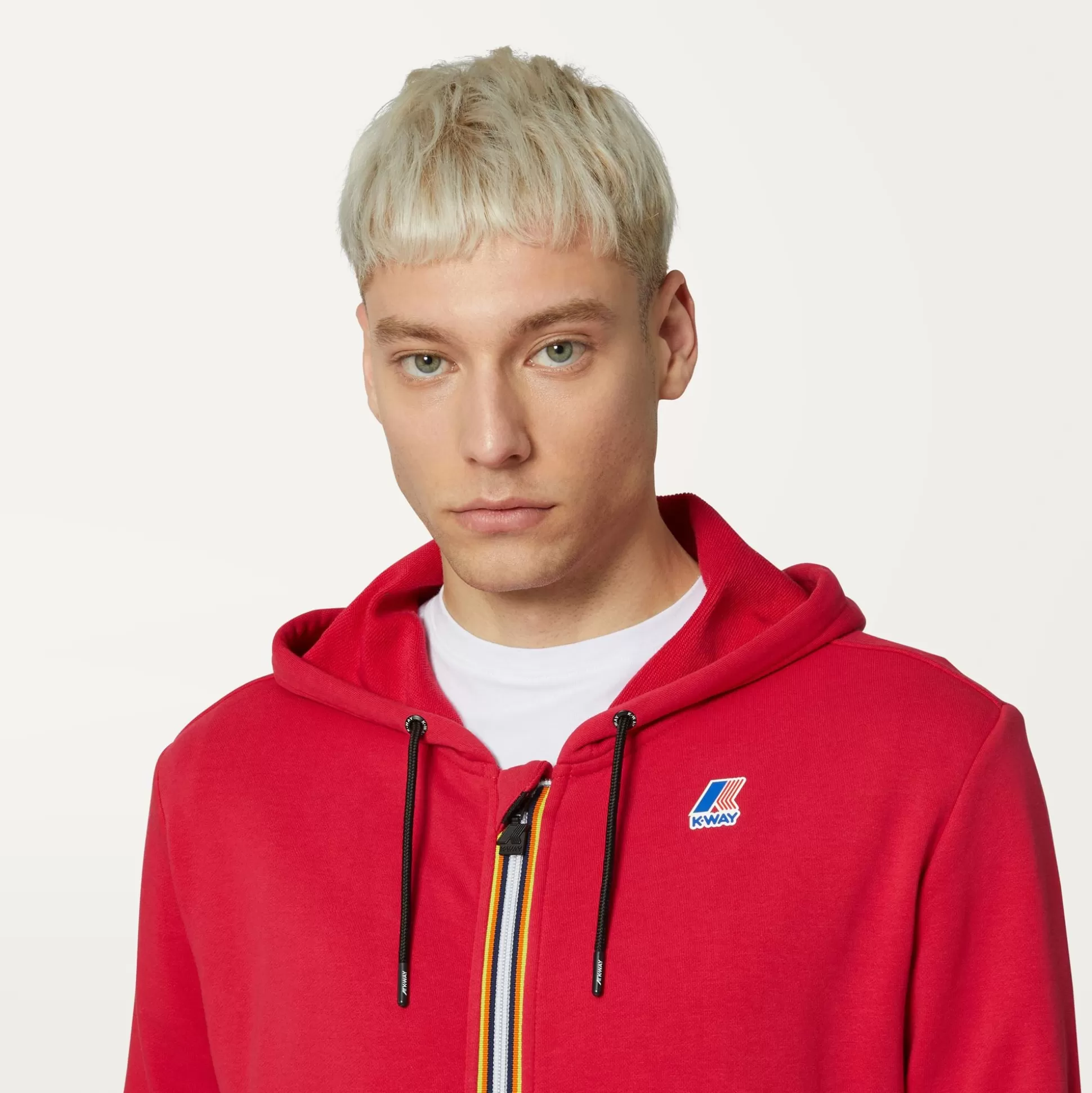 Shop K-Way LE VRAI ARNEL POLY COTTON Redberry