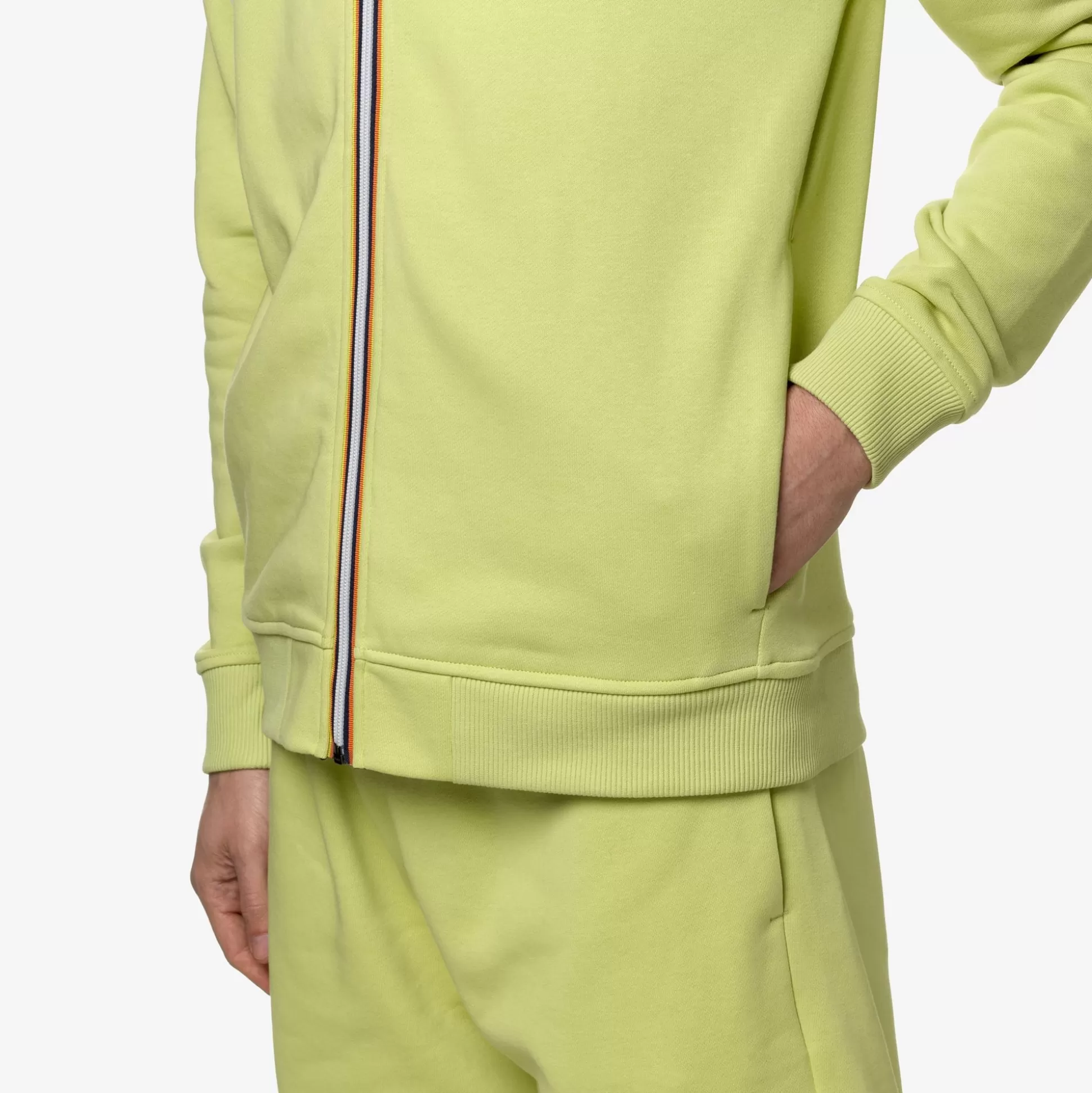 New K-Way LE VRAI ARNEL POLY COTTON Greencelery
