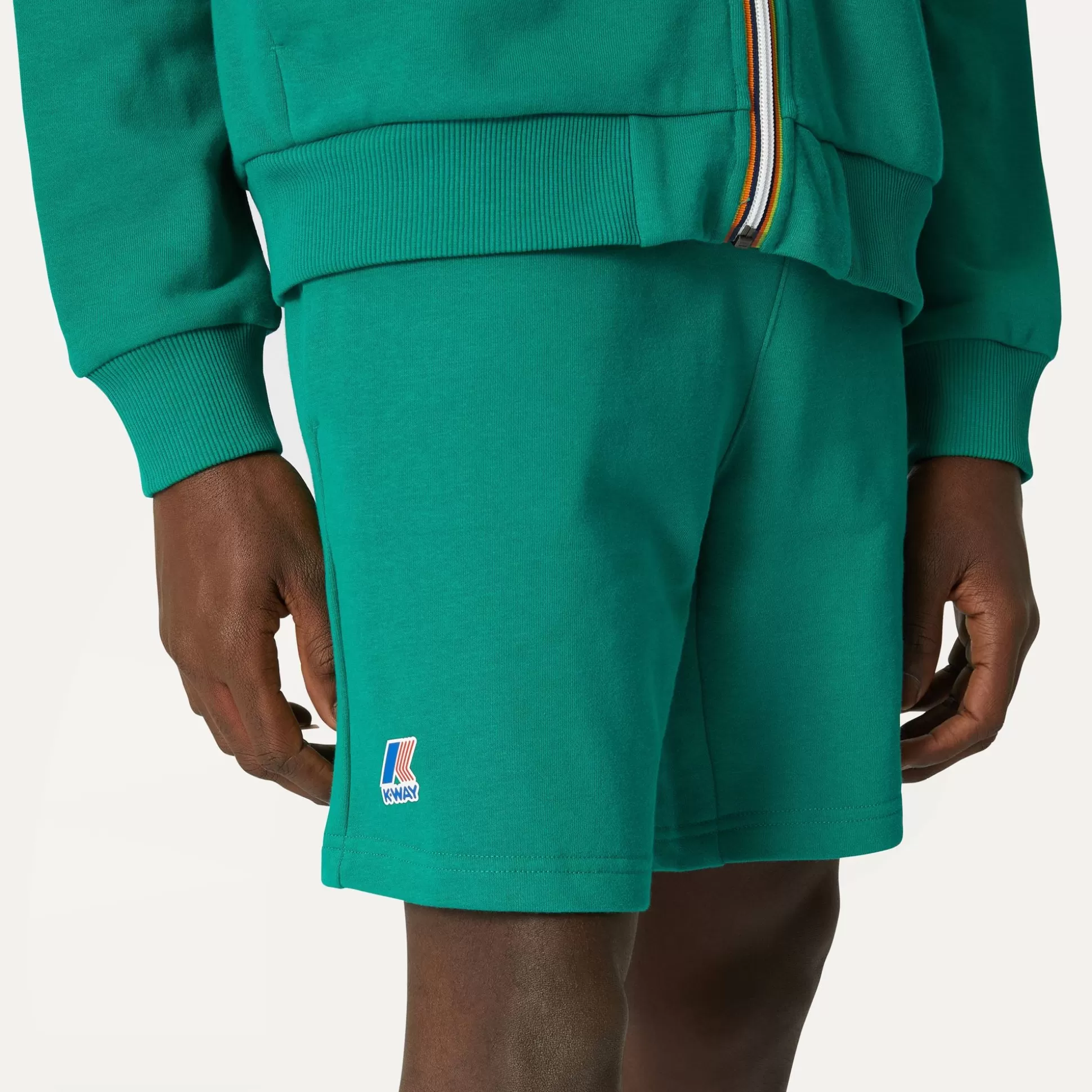 Shop K-Way LE VRAI DORIAN POLY COTTON Green