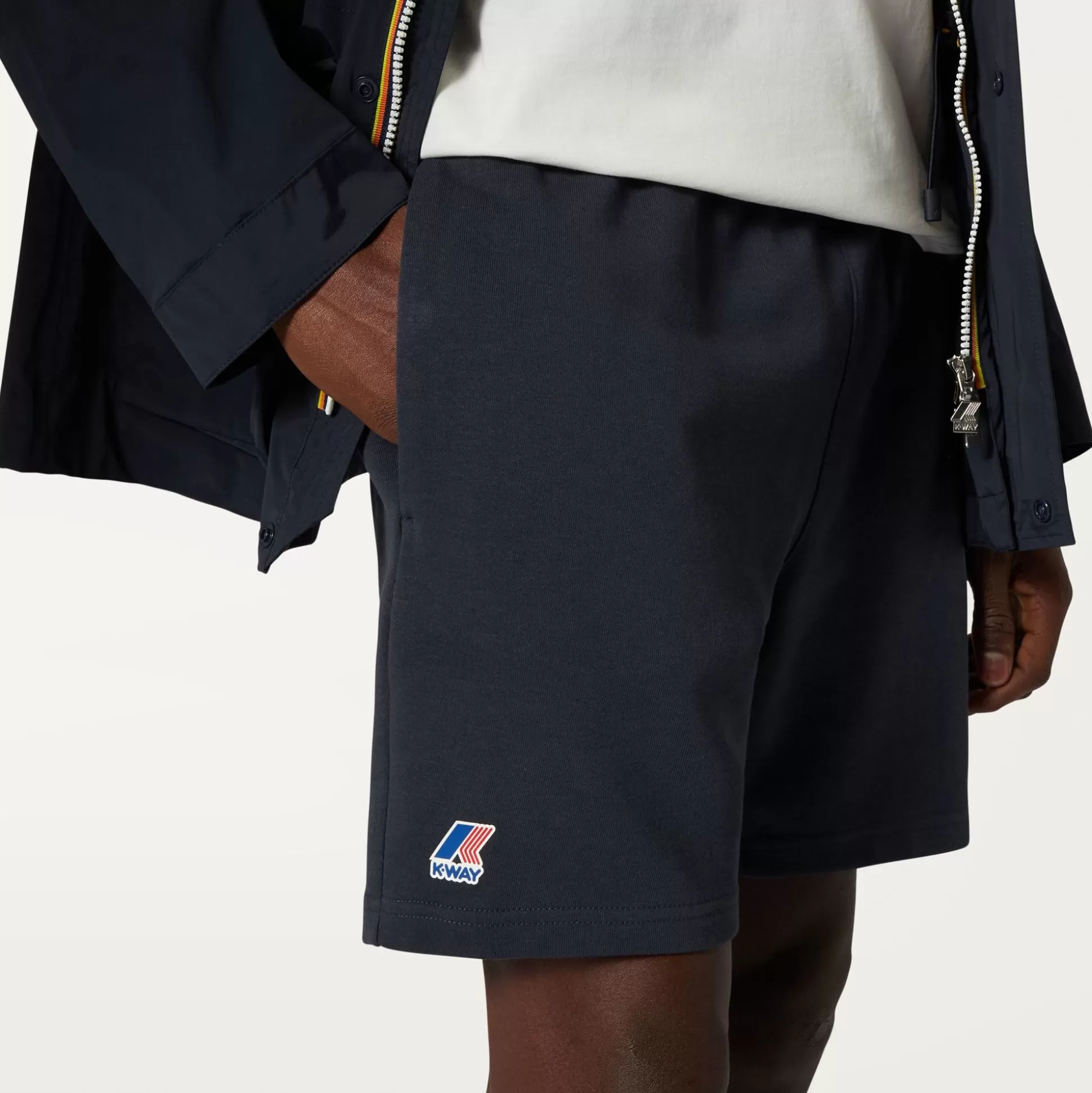Shop K-Way LE VRAI DORIAN POLY COTTON Bluedepth
