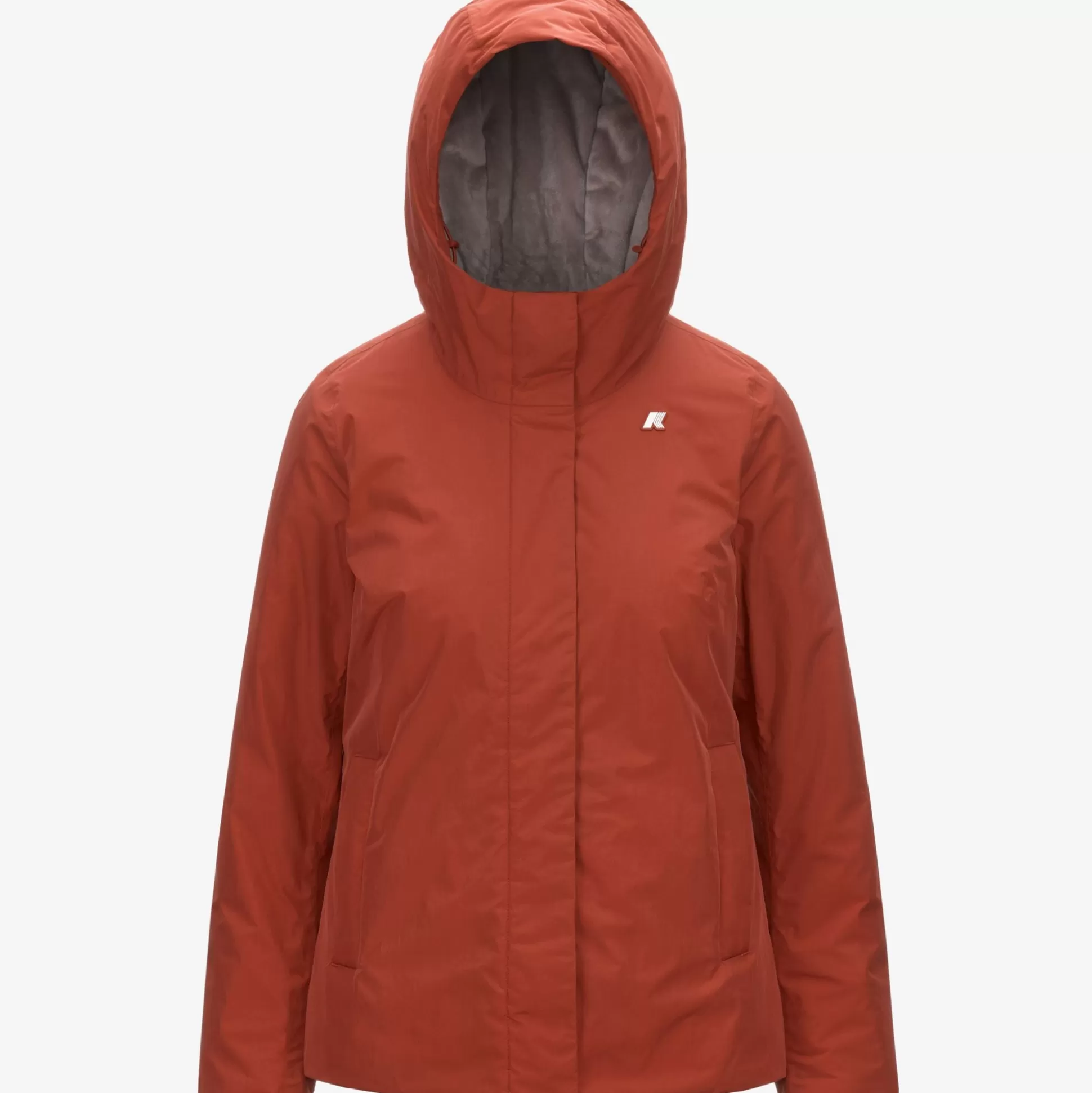 Discount K-Way LIL SOFT TOUCH MARMOTTA Redp-greyb