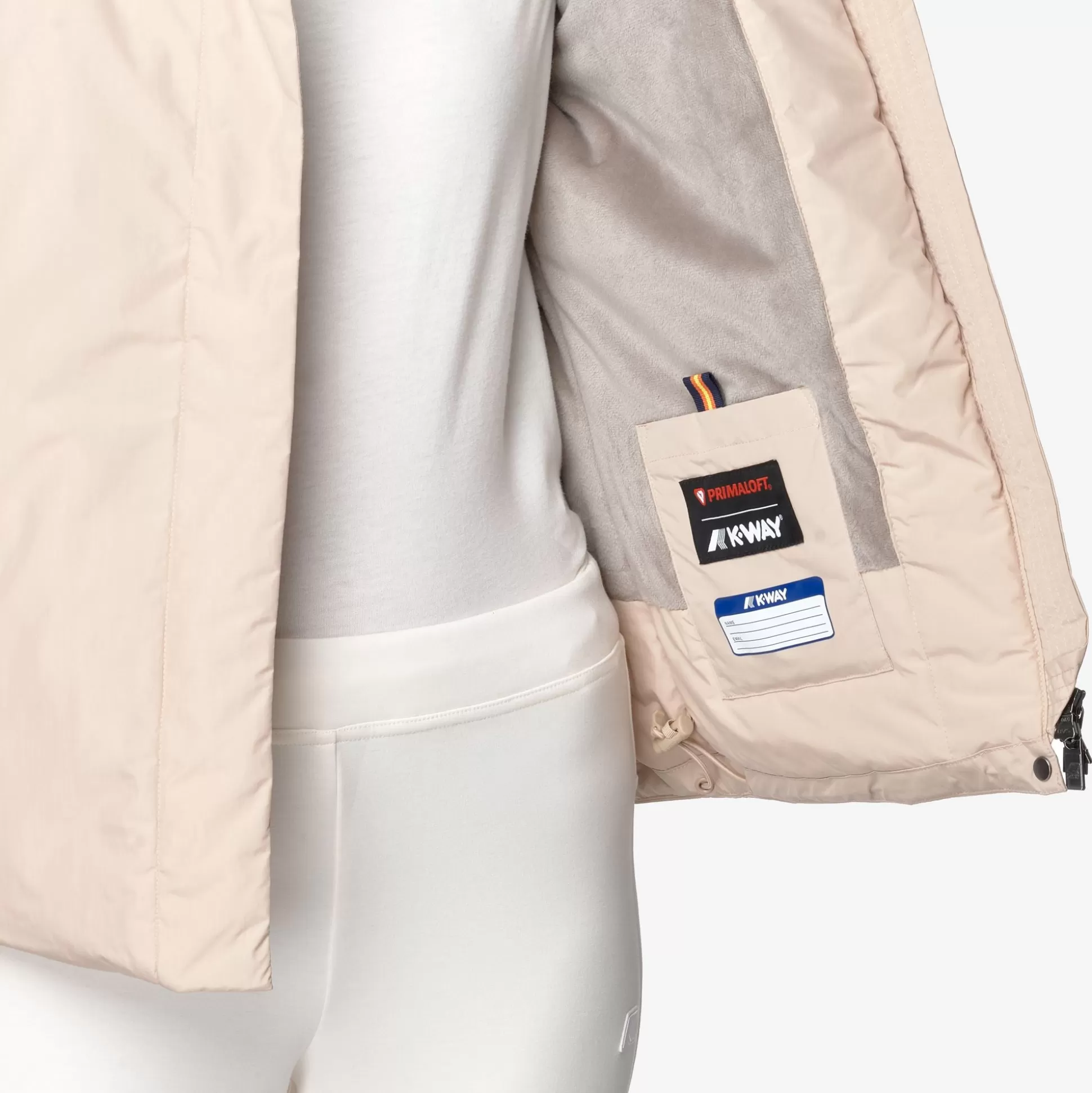 Hot K-Way LIL SOFT TOUCH MARMOTTA Pinktint-greygoat